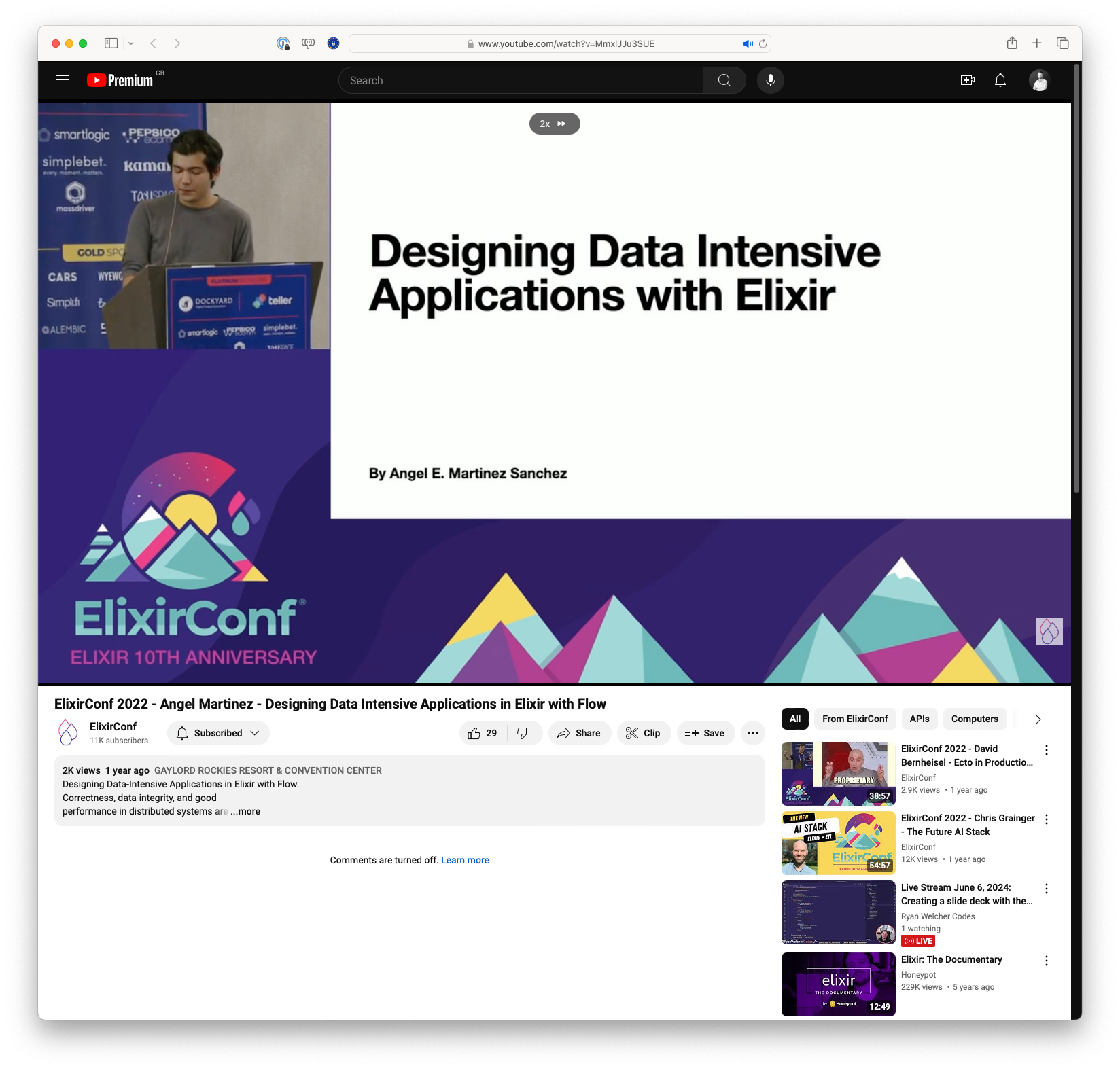 ElixirConf 2022 - Angel Martinez - Designing Data Intensive Applications in Elixir with Flow (youtube.com)