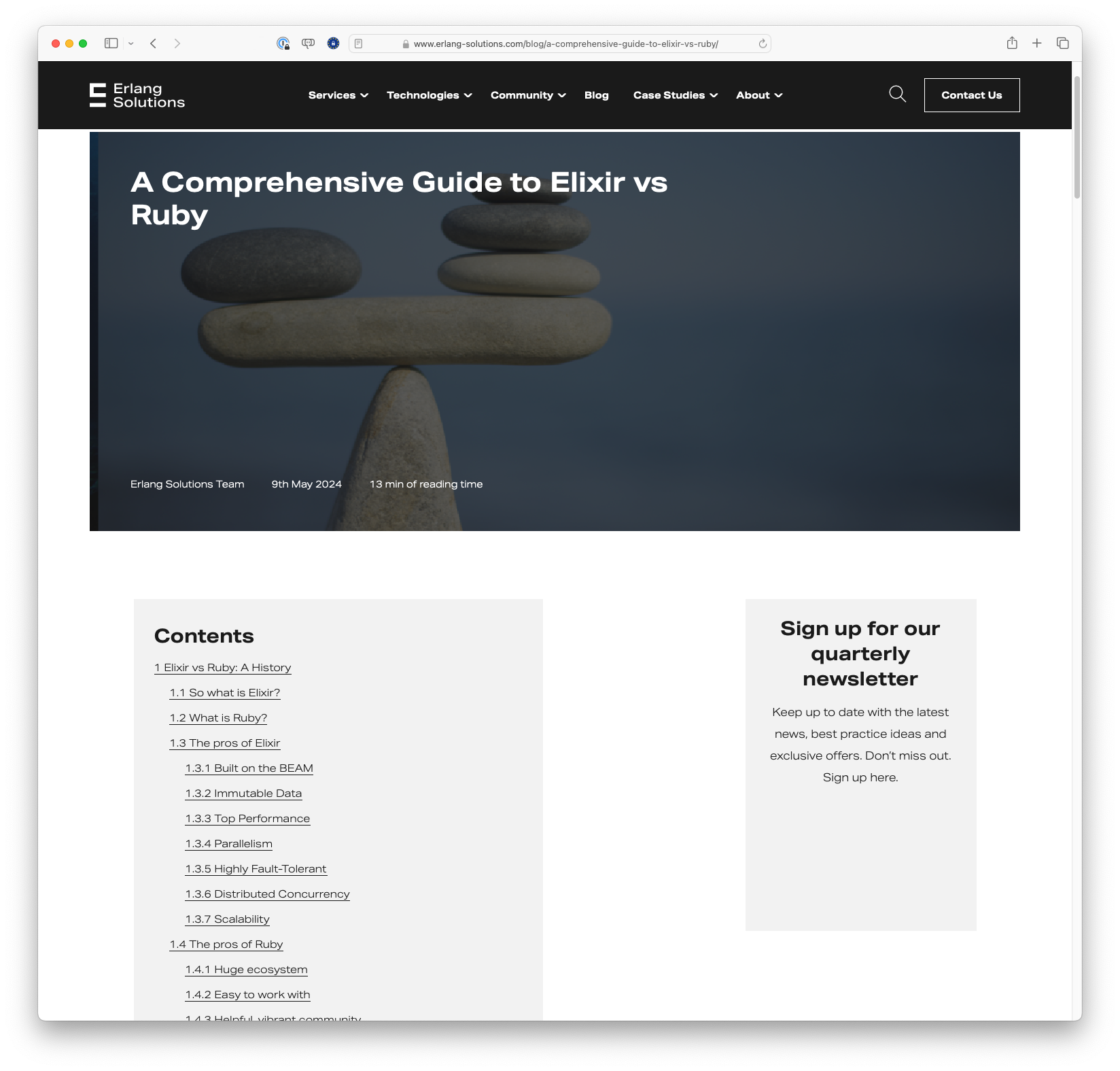 A Comprehensive Guide to Elixir vs Ruby (erlang-solutions.com)