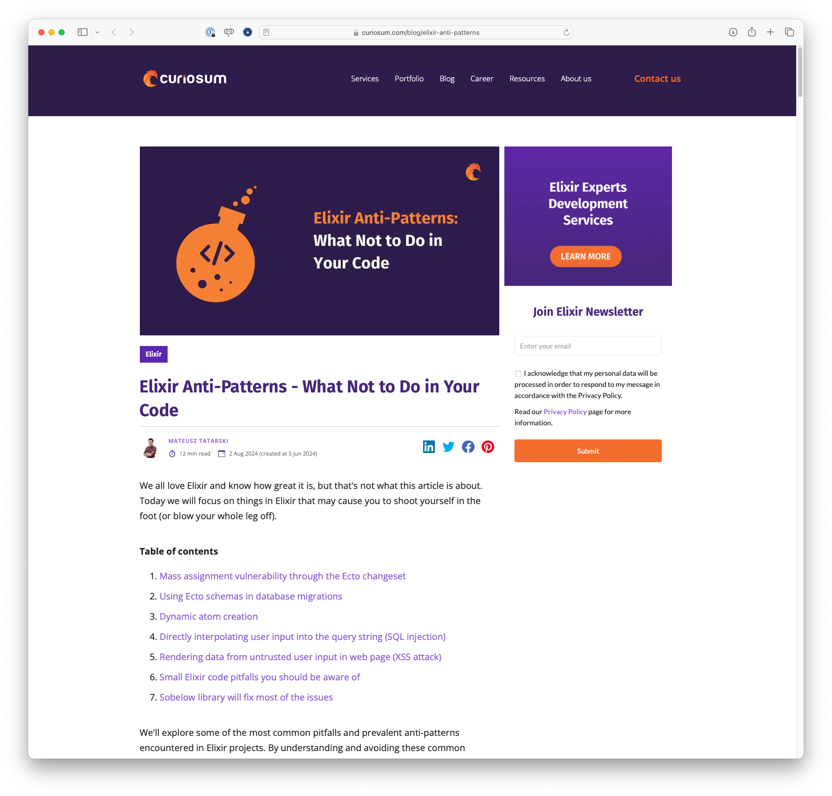 Elixir Anti-Patterns - What Not to Do in Your Code