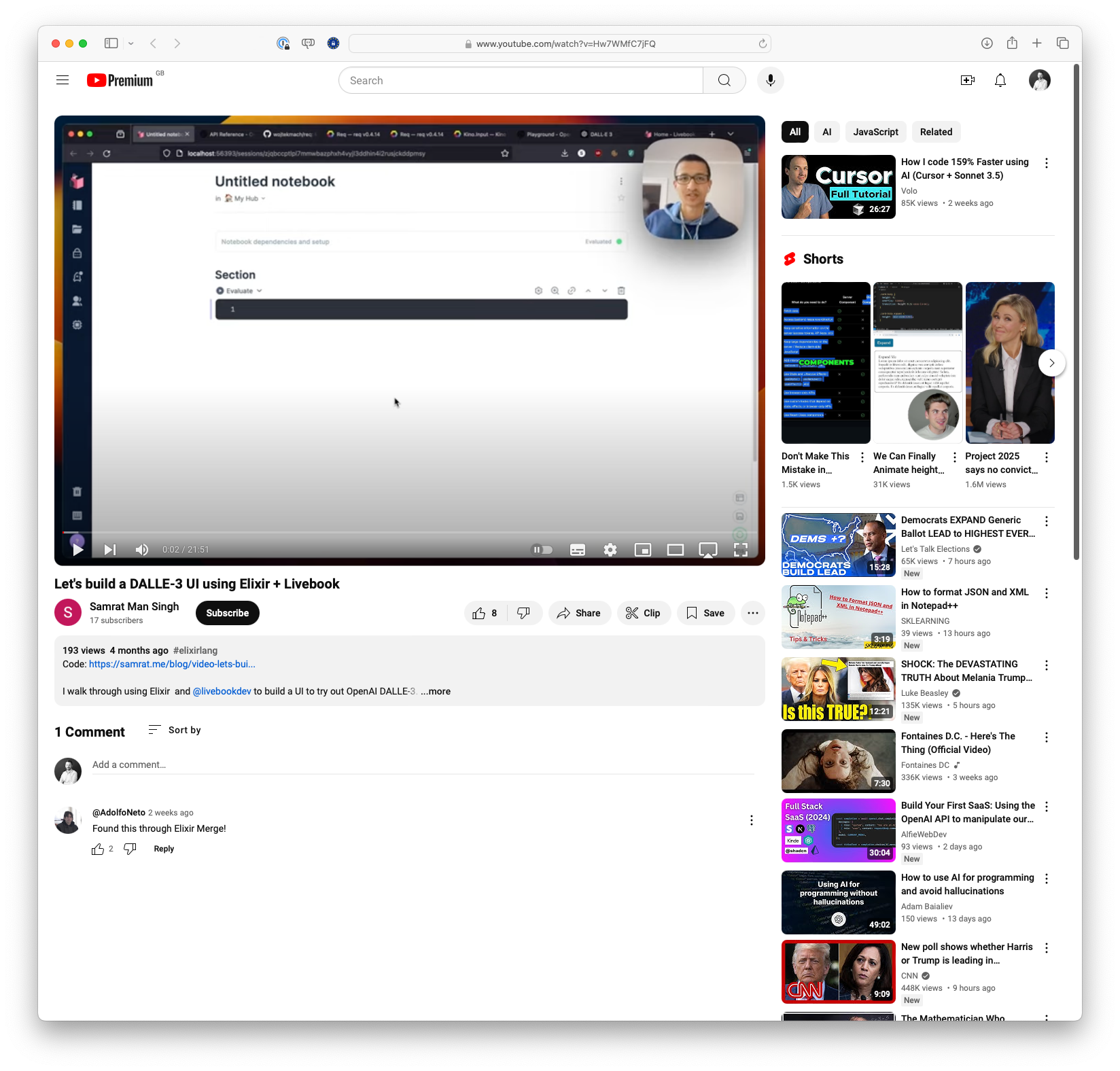 Let's build a DALLE-3 UI using Elixir + Livebook
