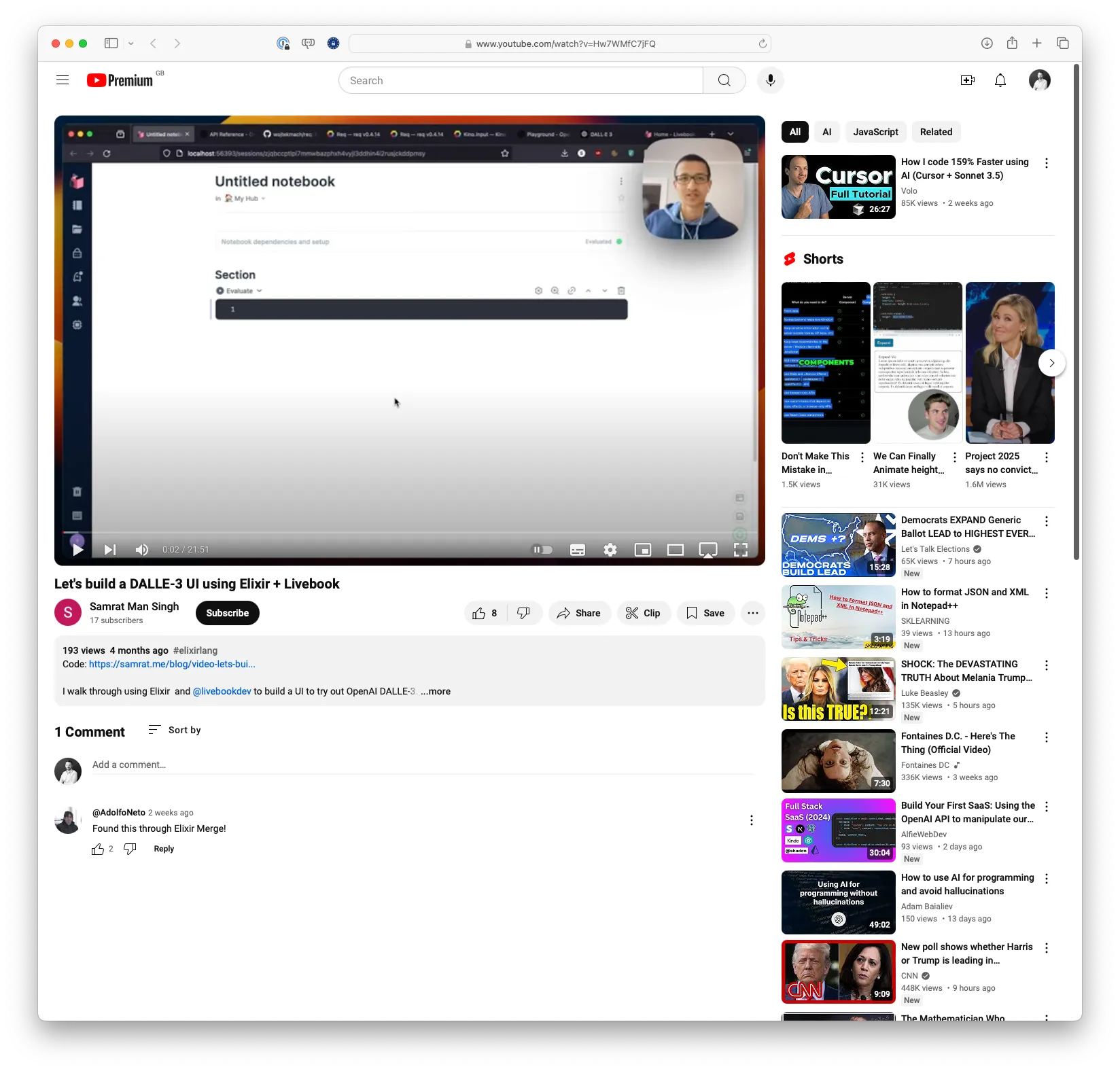 Let's build a DALLE-3 UI using Elixir + Livebook