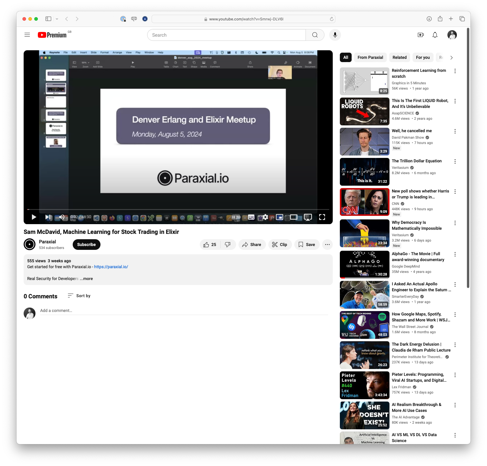 Machine Learning for Stock Trading in Elixir