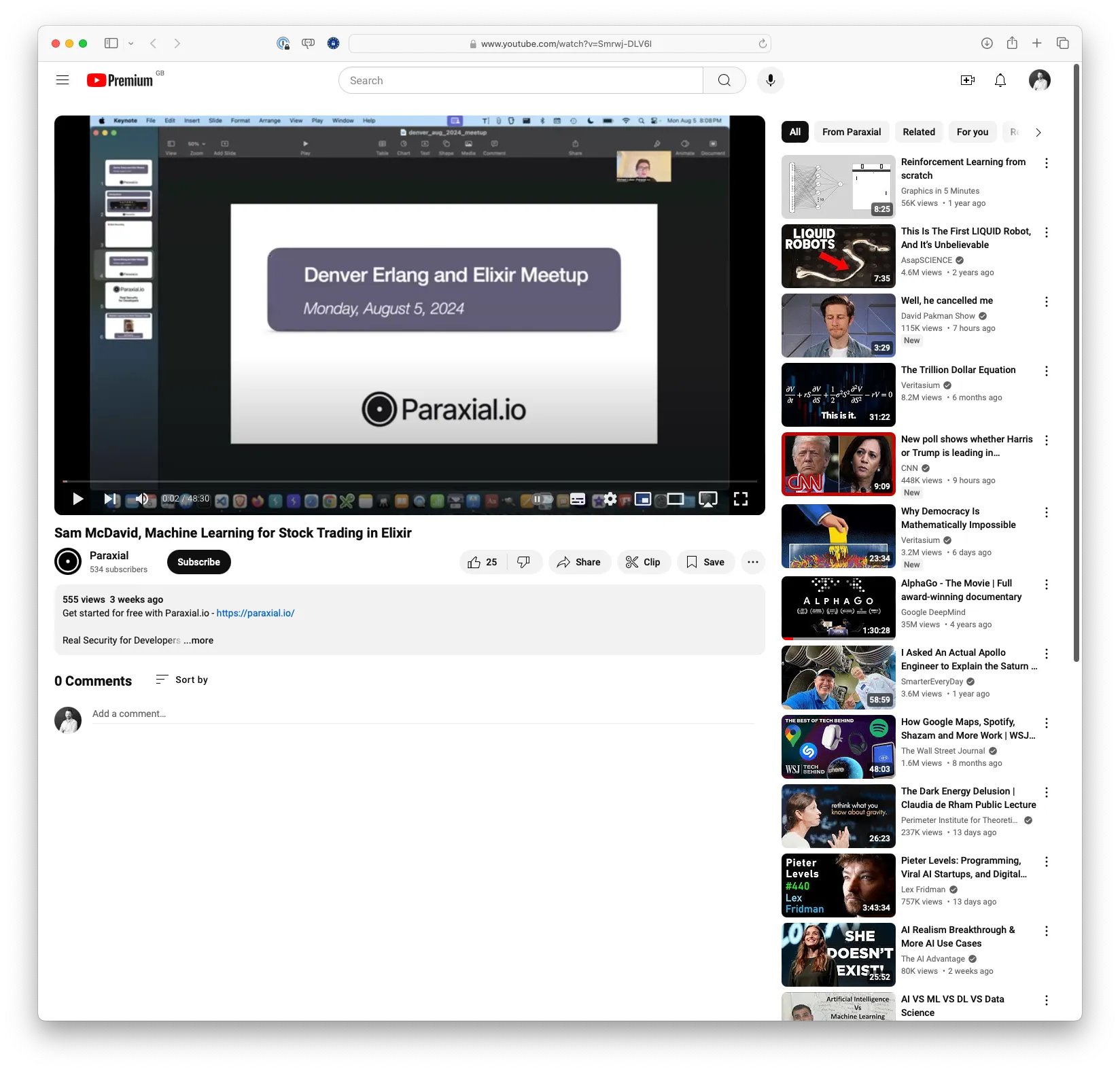 Machine Learning for Stock Trading in Elixir