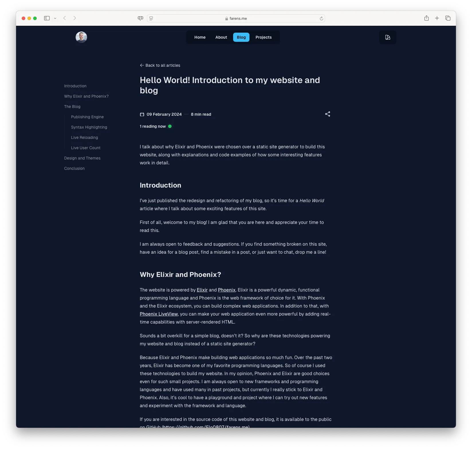 Hello World! Introduction to my website and blog