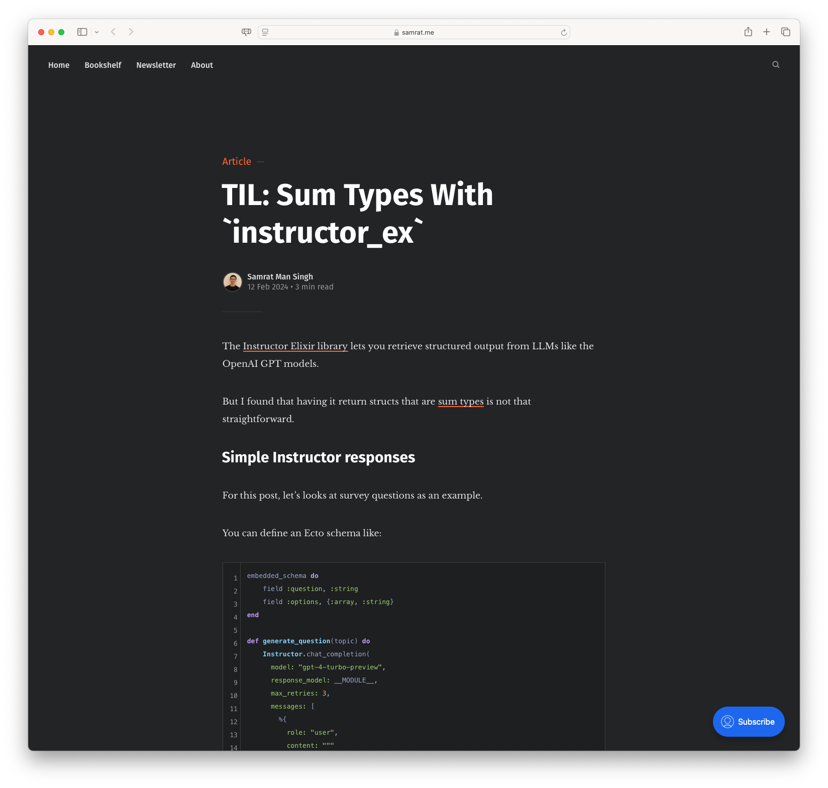 TIL: Sum Types With `instructor_ex`