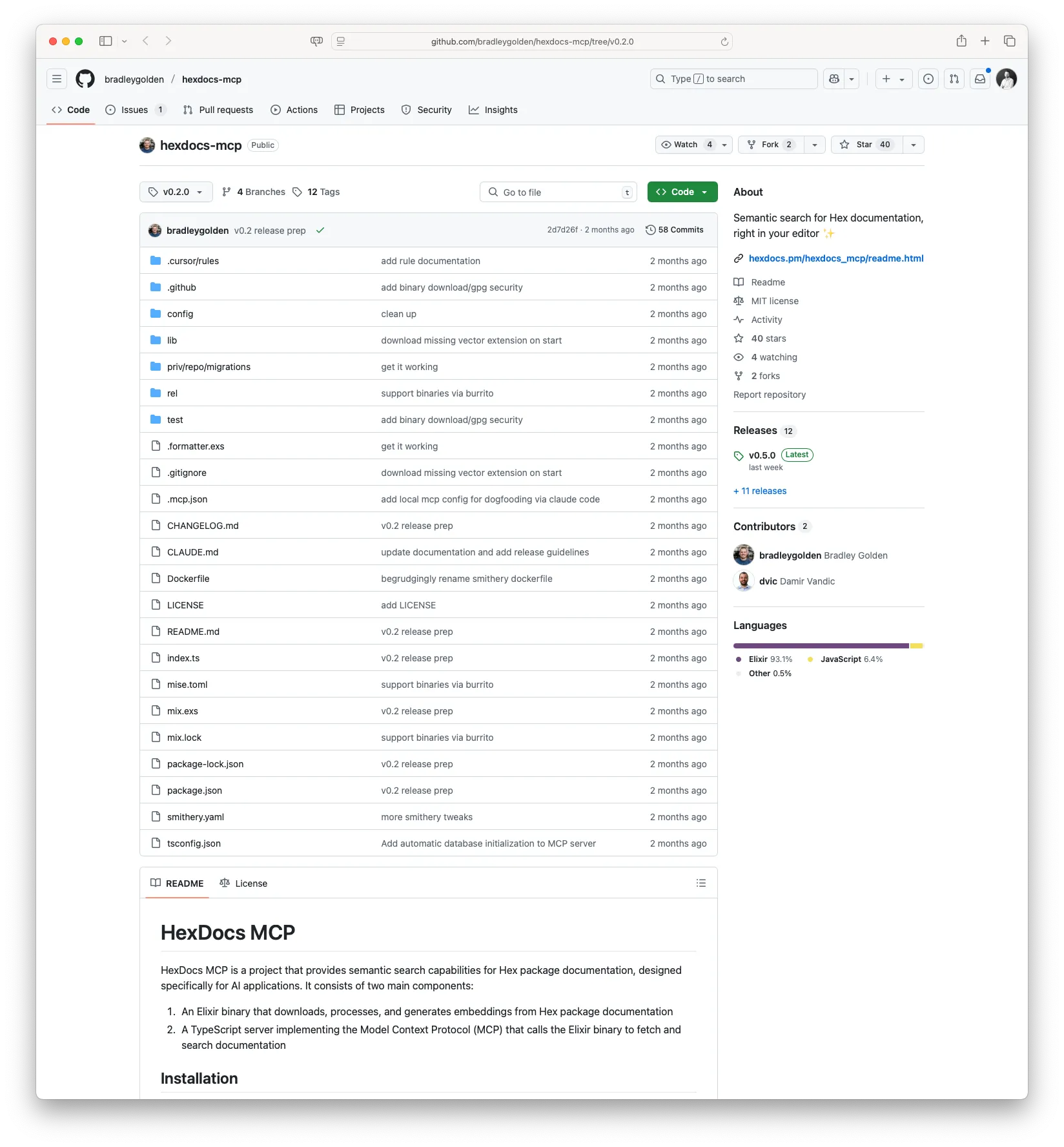 HexDocs MXP