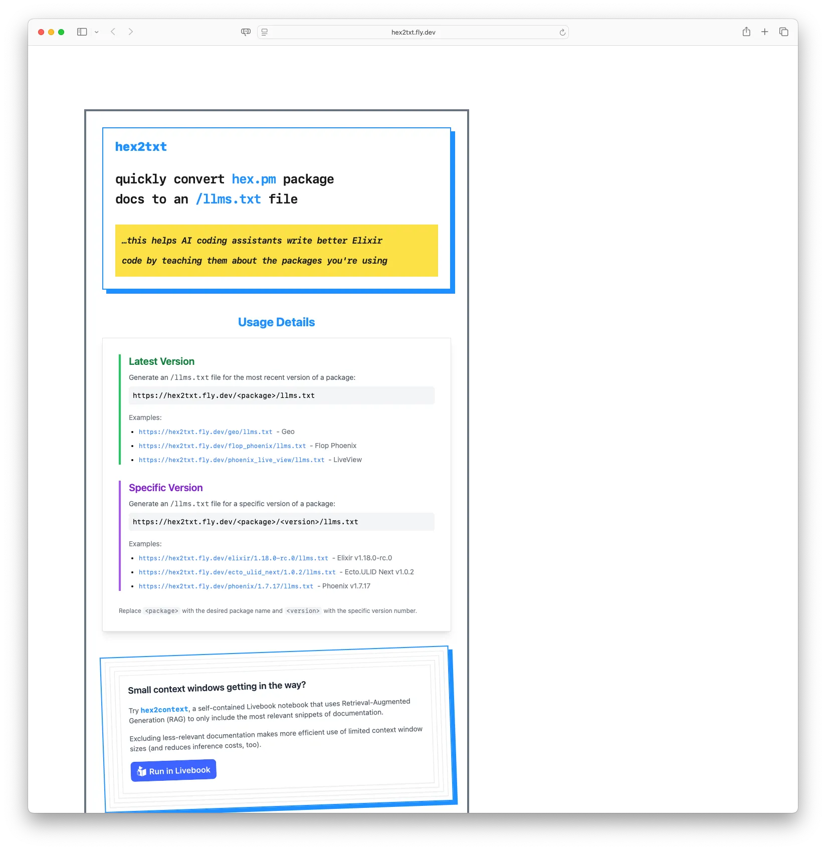 Hex2txt Documentation Tool