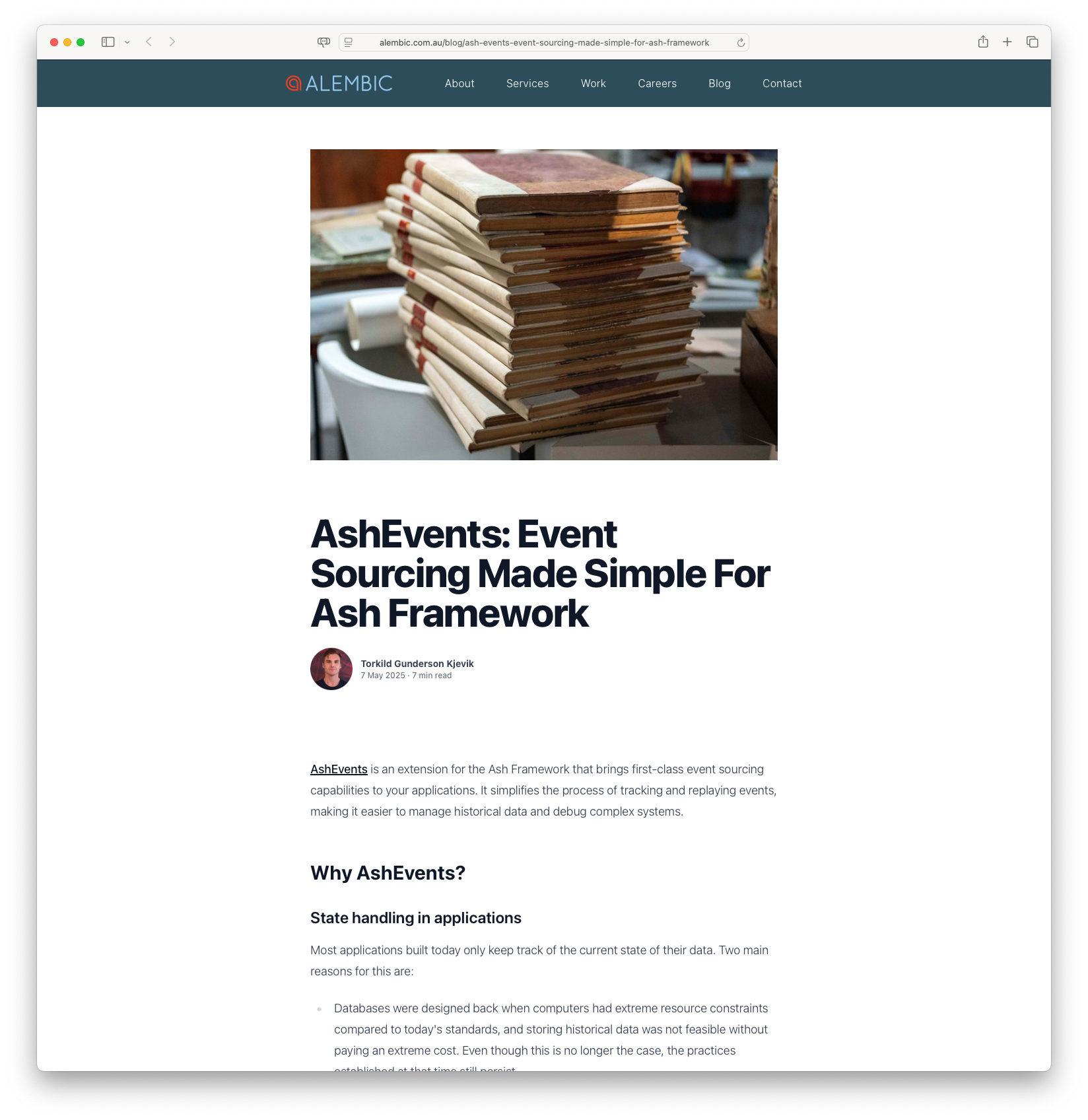 AshEvents: Event Sourcing Made Simple For Ash Framework