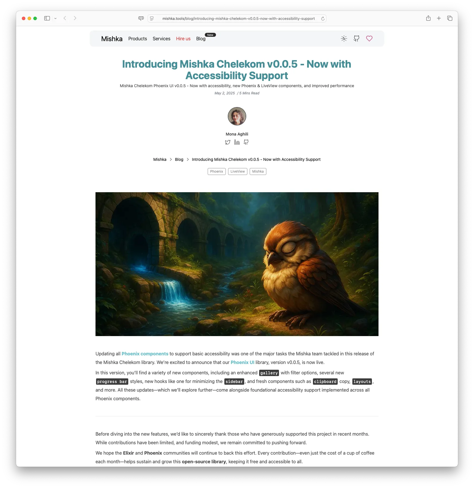 Introducing Mishka Chelekom v0.0.5 - Now with Accessibility Support