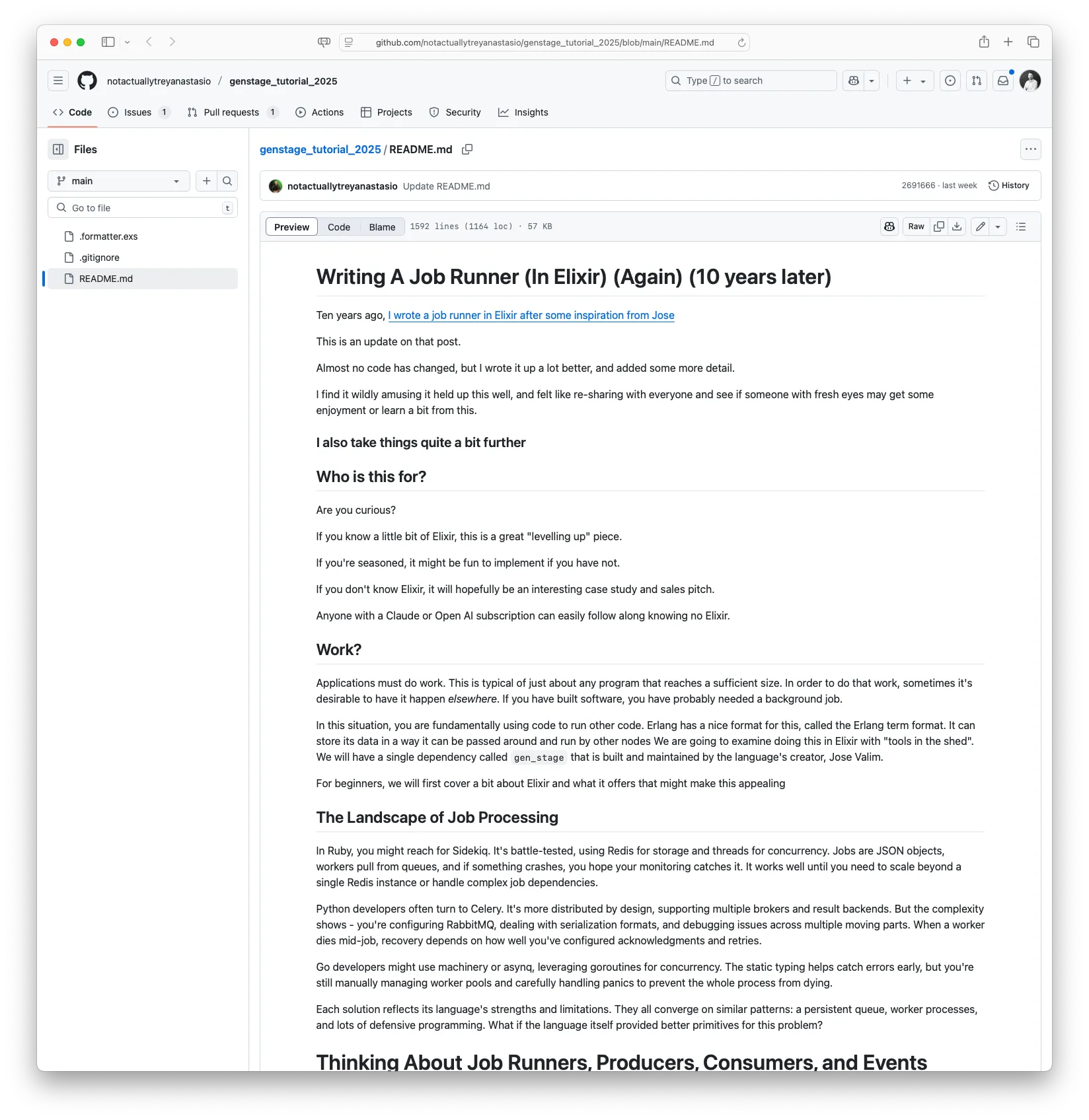 Writing A Job Runner (In Elixir) (Again) (10 years later)