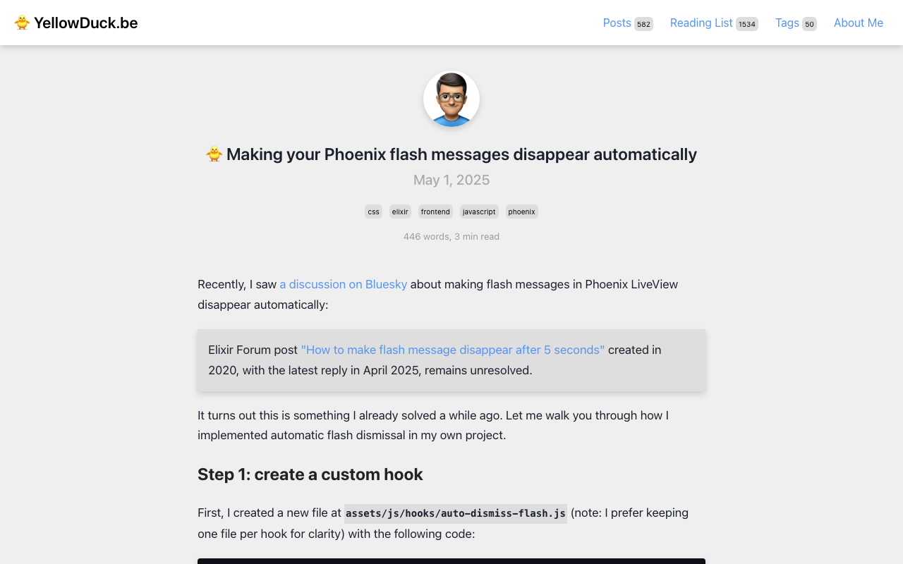 🐥 Making your Phoenix flash messages disappear automatically