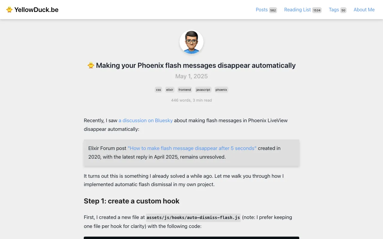 🐥 Making your Phoenix flash messages disappear automatically