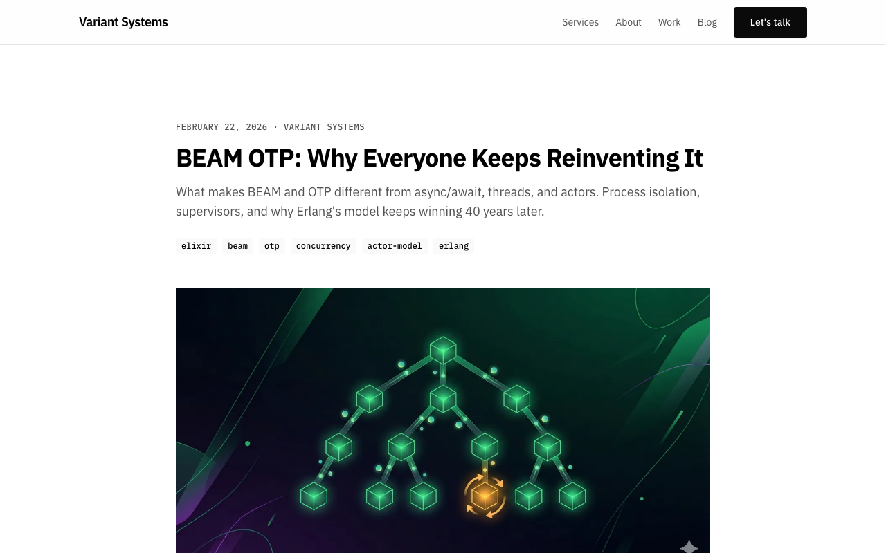 BEAM OTP: Why Everyone Keeps Reinventing It