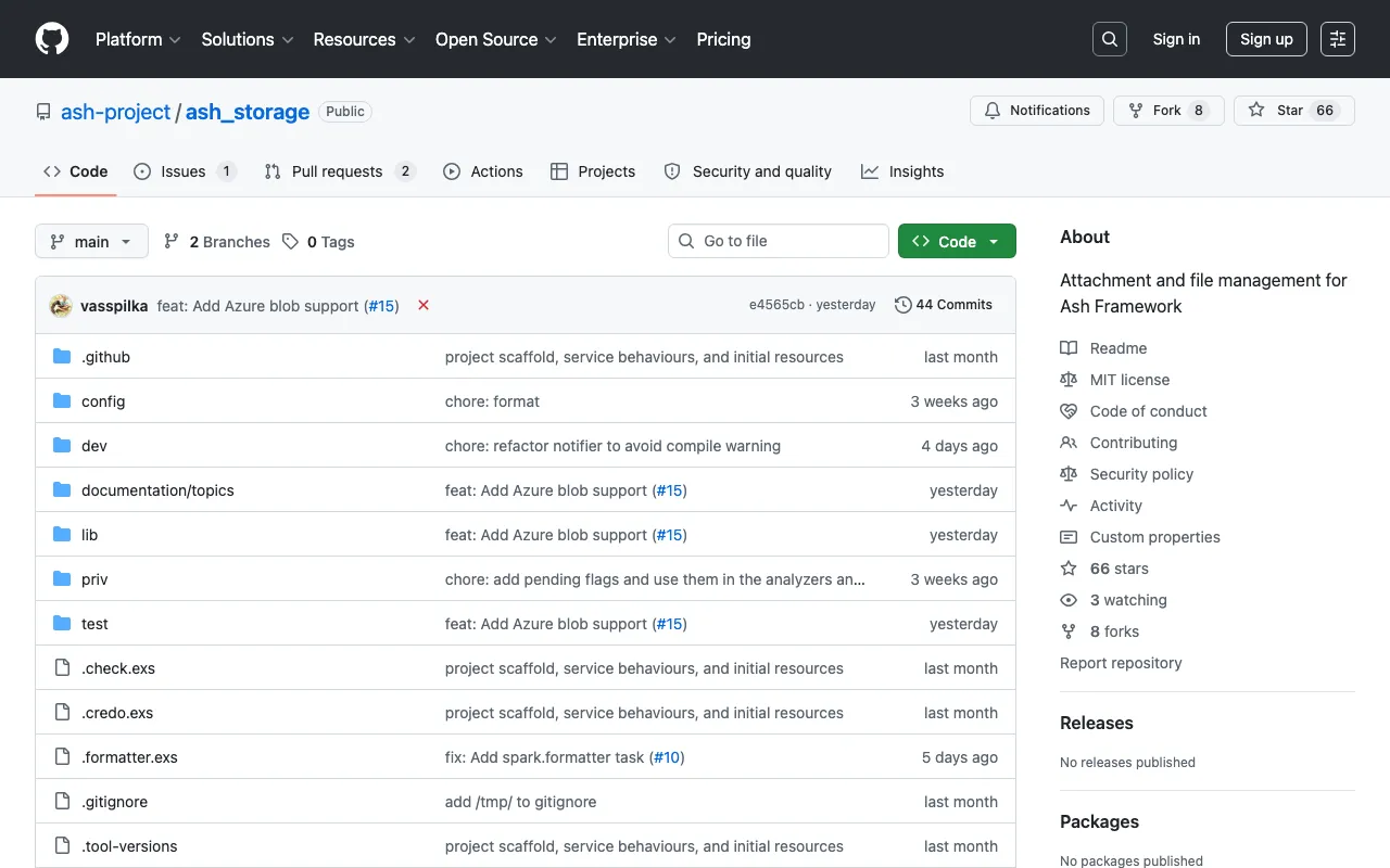 GitHub - ash-project/ash_storage: Attachment and file management for Ash Framework · GitHub