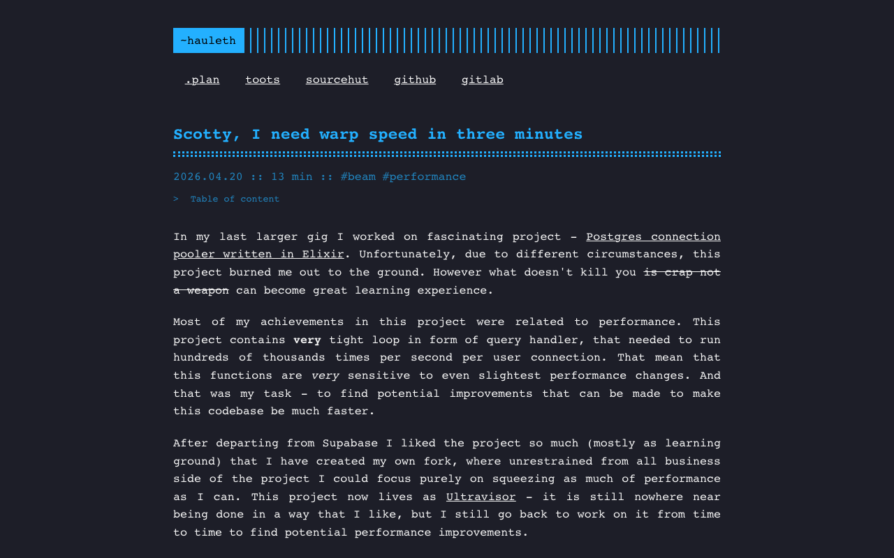 Scotty, I need warp speed in three minutes