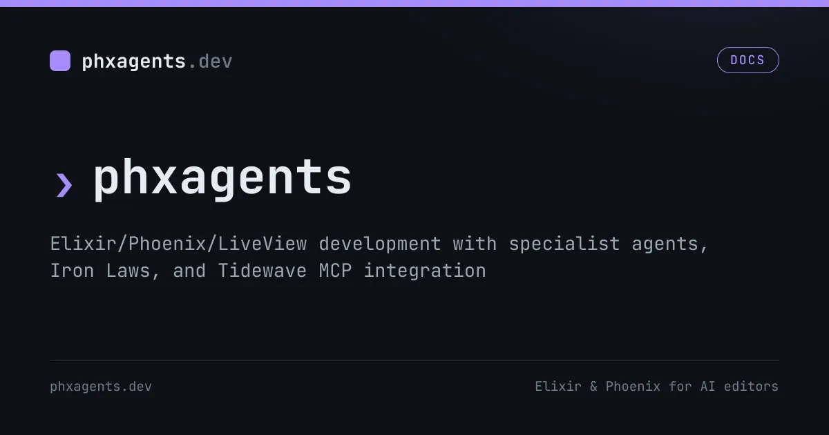 Best AI coding agent for Elixir & Phoenix — phxagents