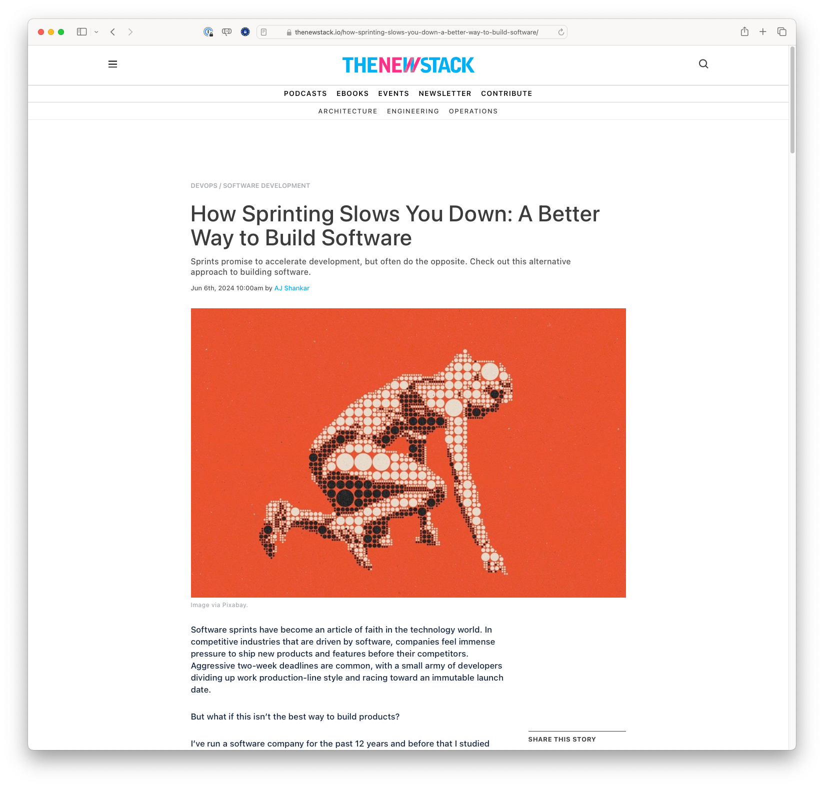 How Sprinting Slows You Down: A Better Way to Build Software