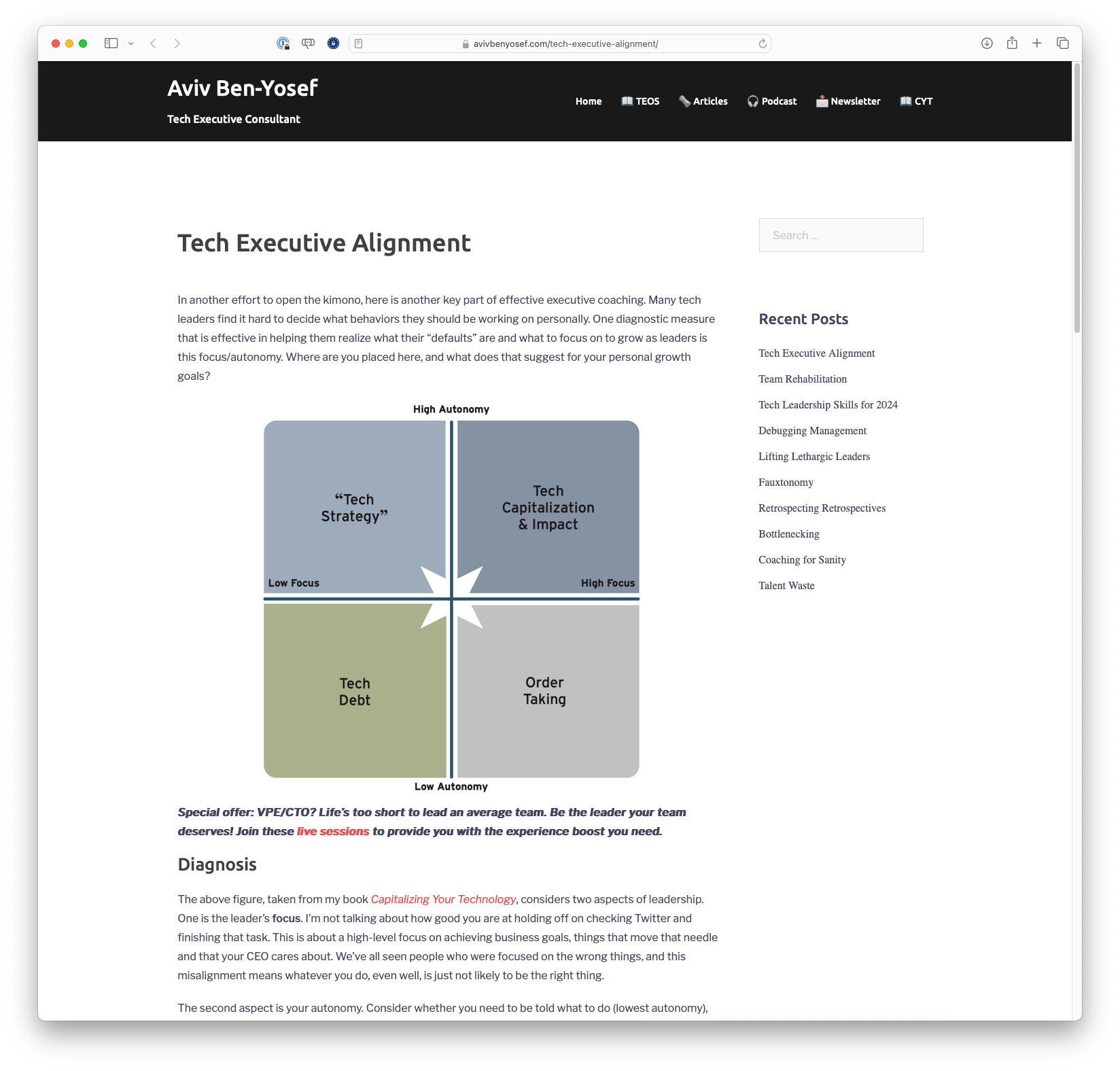 Tech Executive Alignment