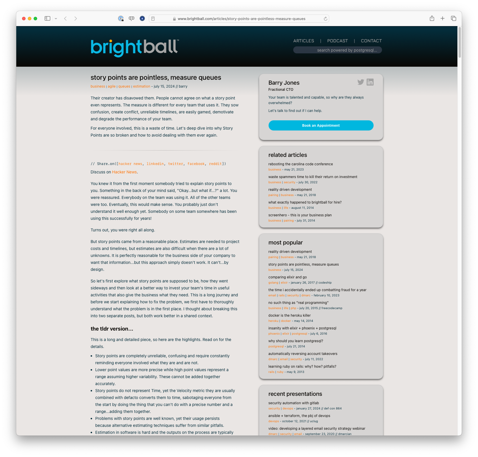 Story Points are Pointless, Measure Queues