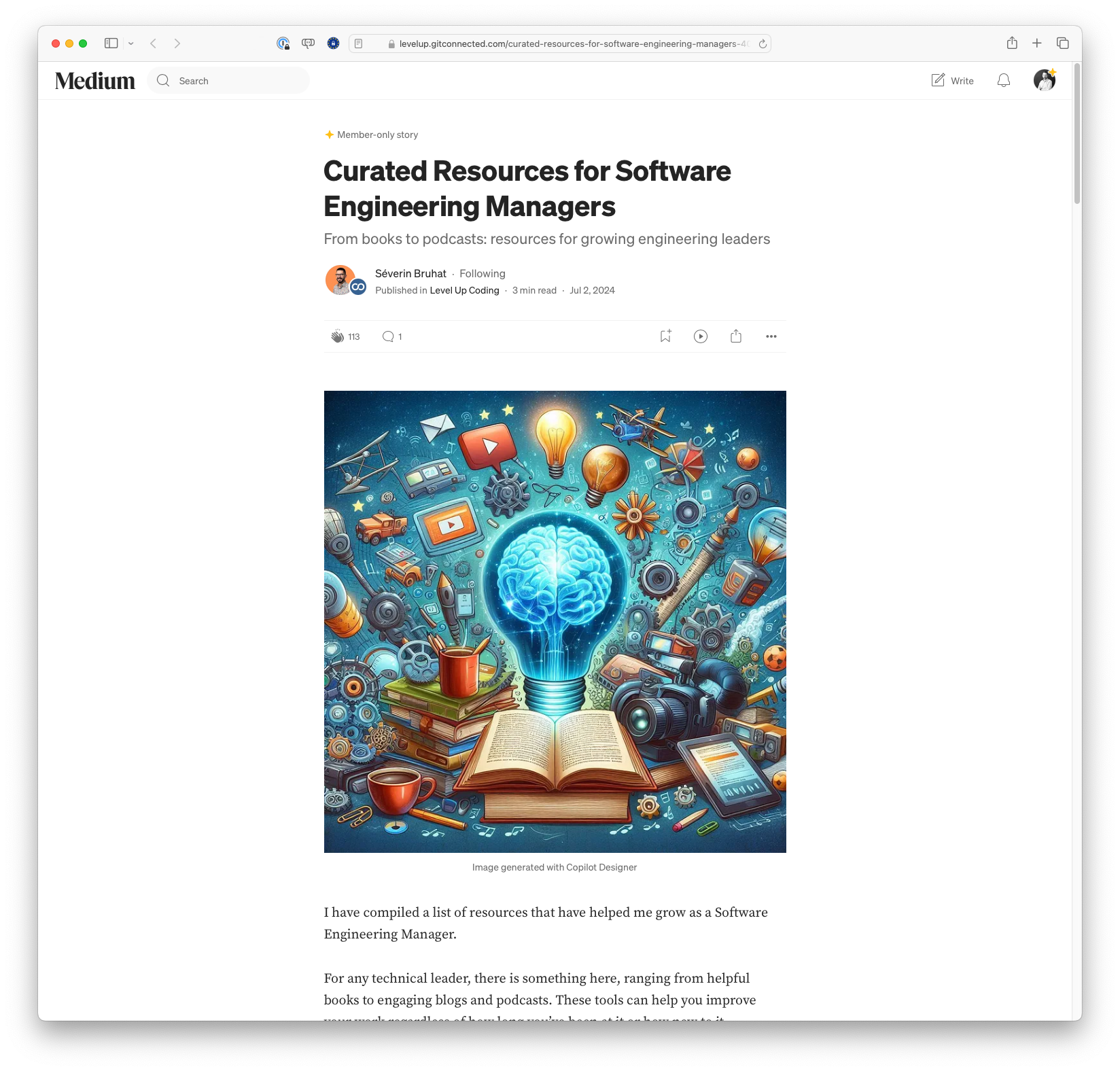 Curated Resources for Software Engineering Managers
