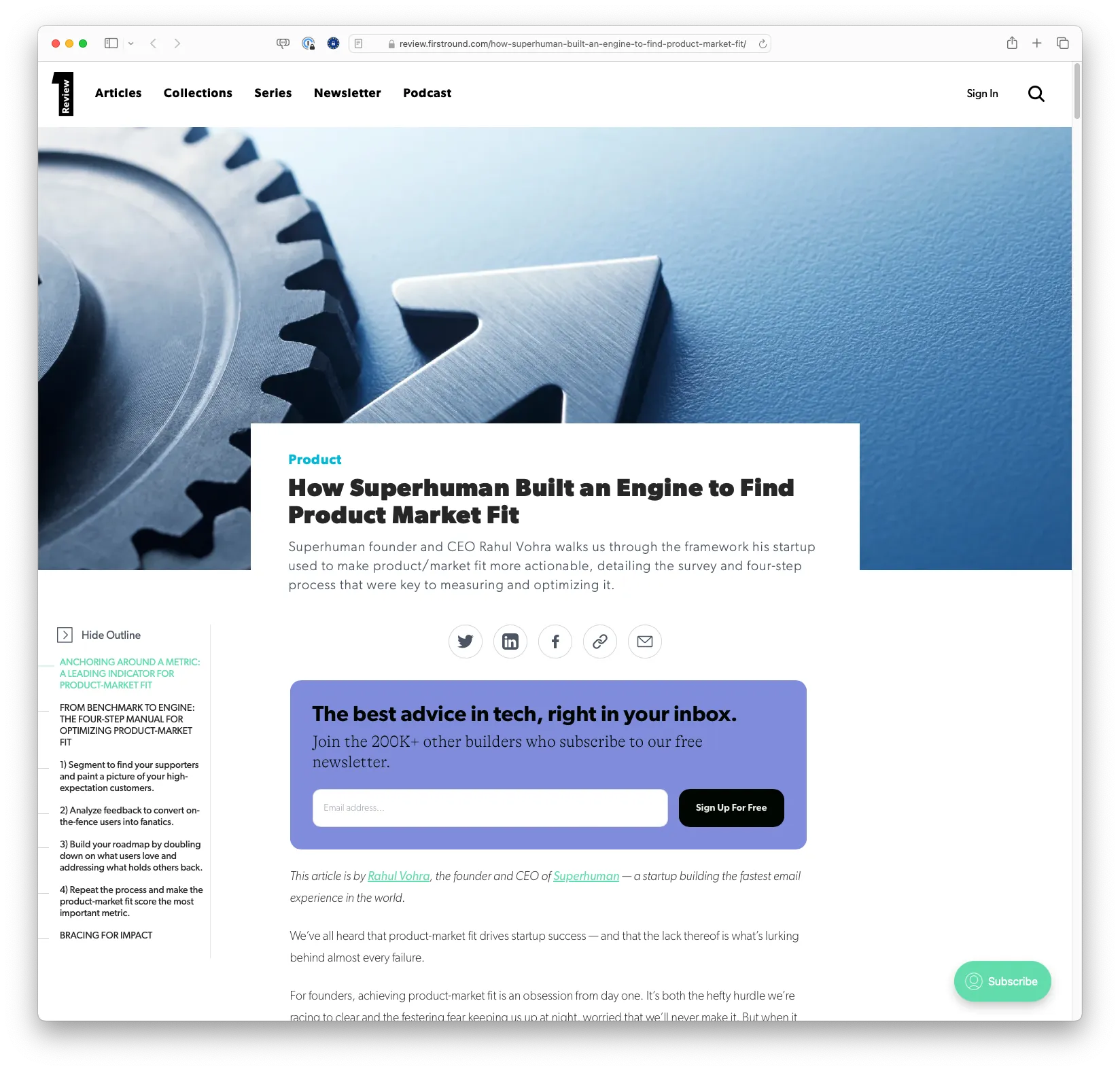 How Superhuman Built an Engine to Find Product Market Fit