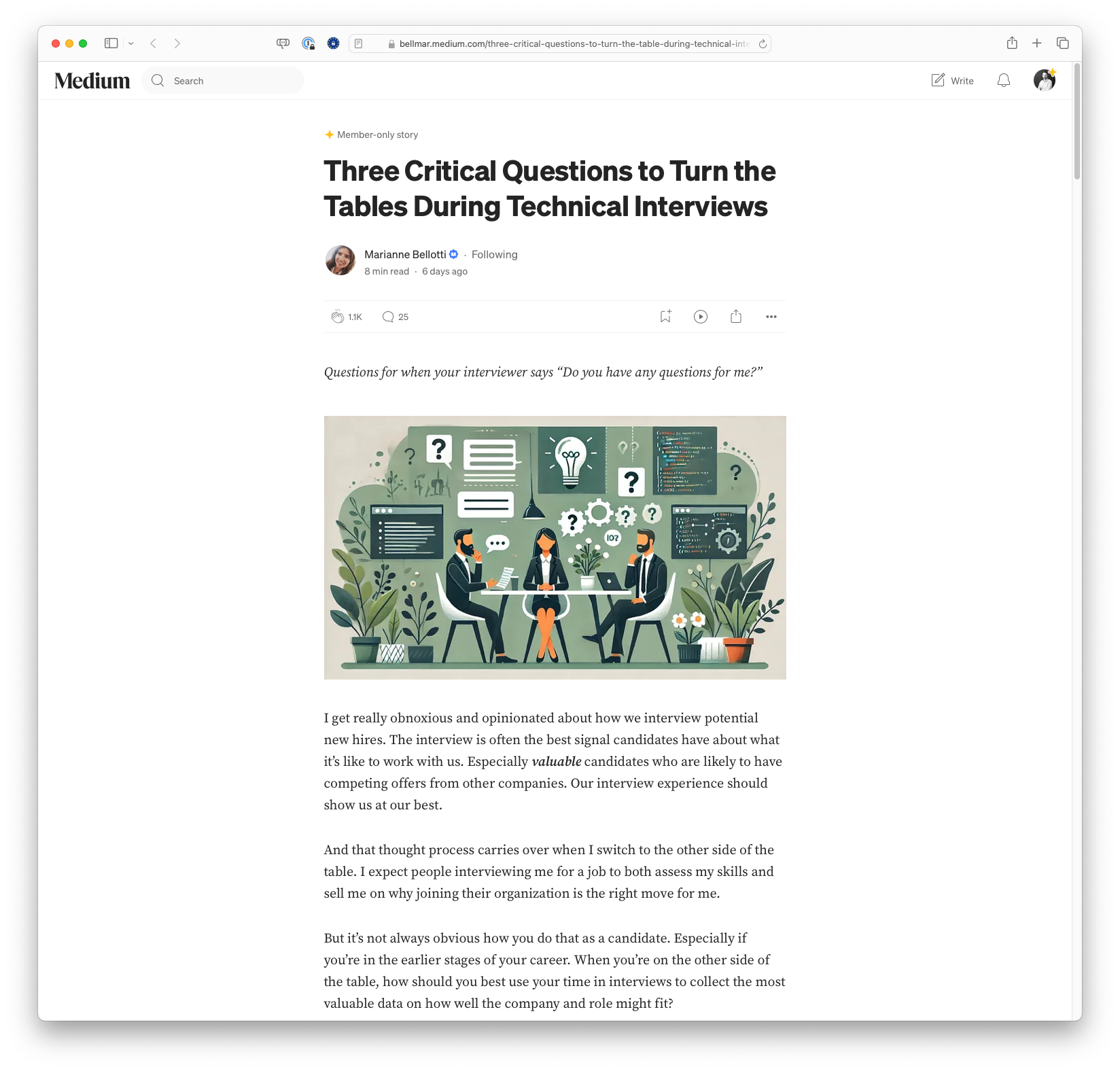 Three Critical Questions to Turn the Tables During Technical Interviews