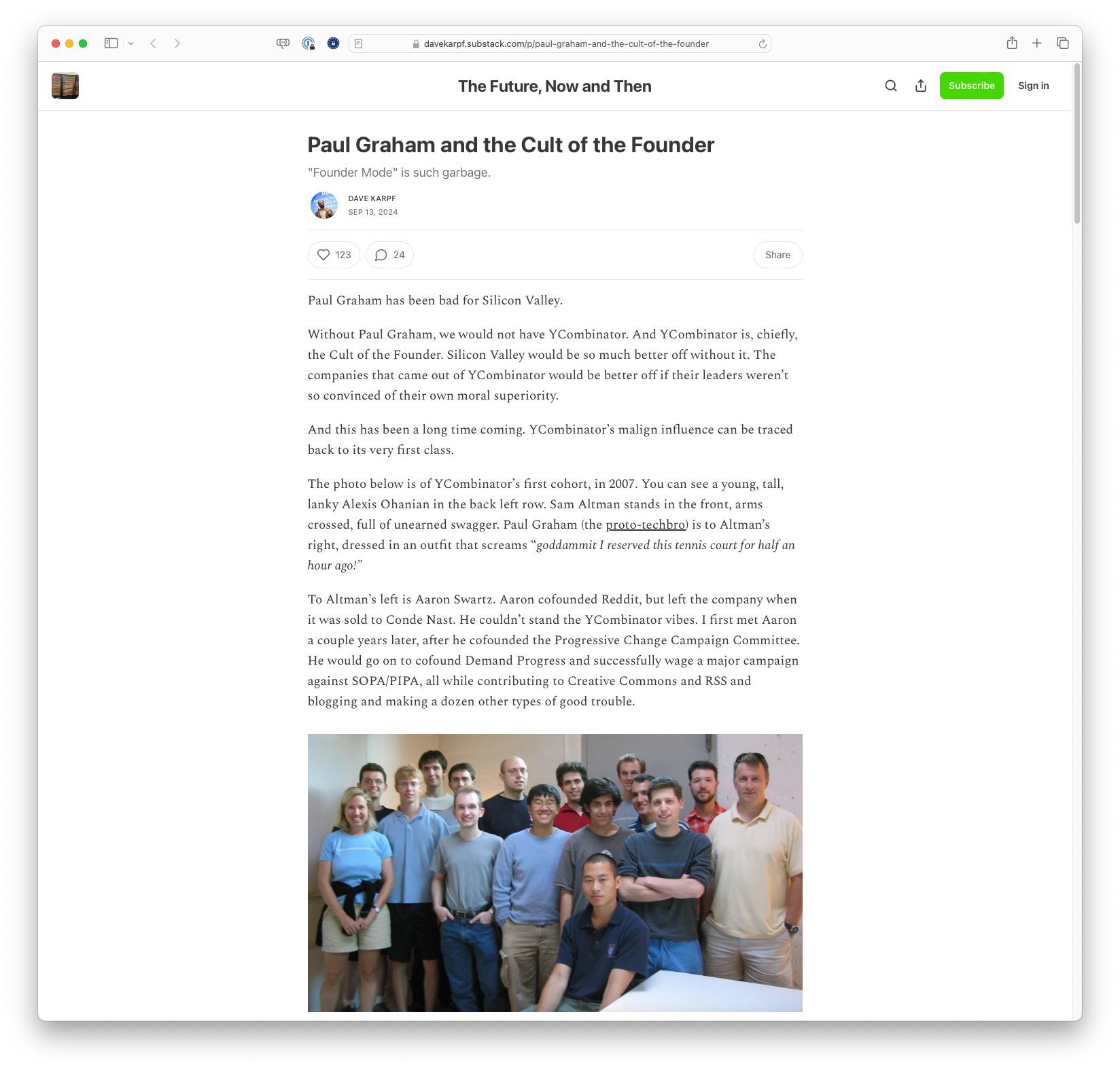 Paul Graham and the Cult of the Founder