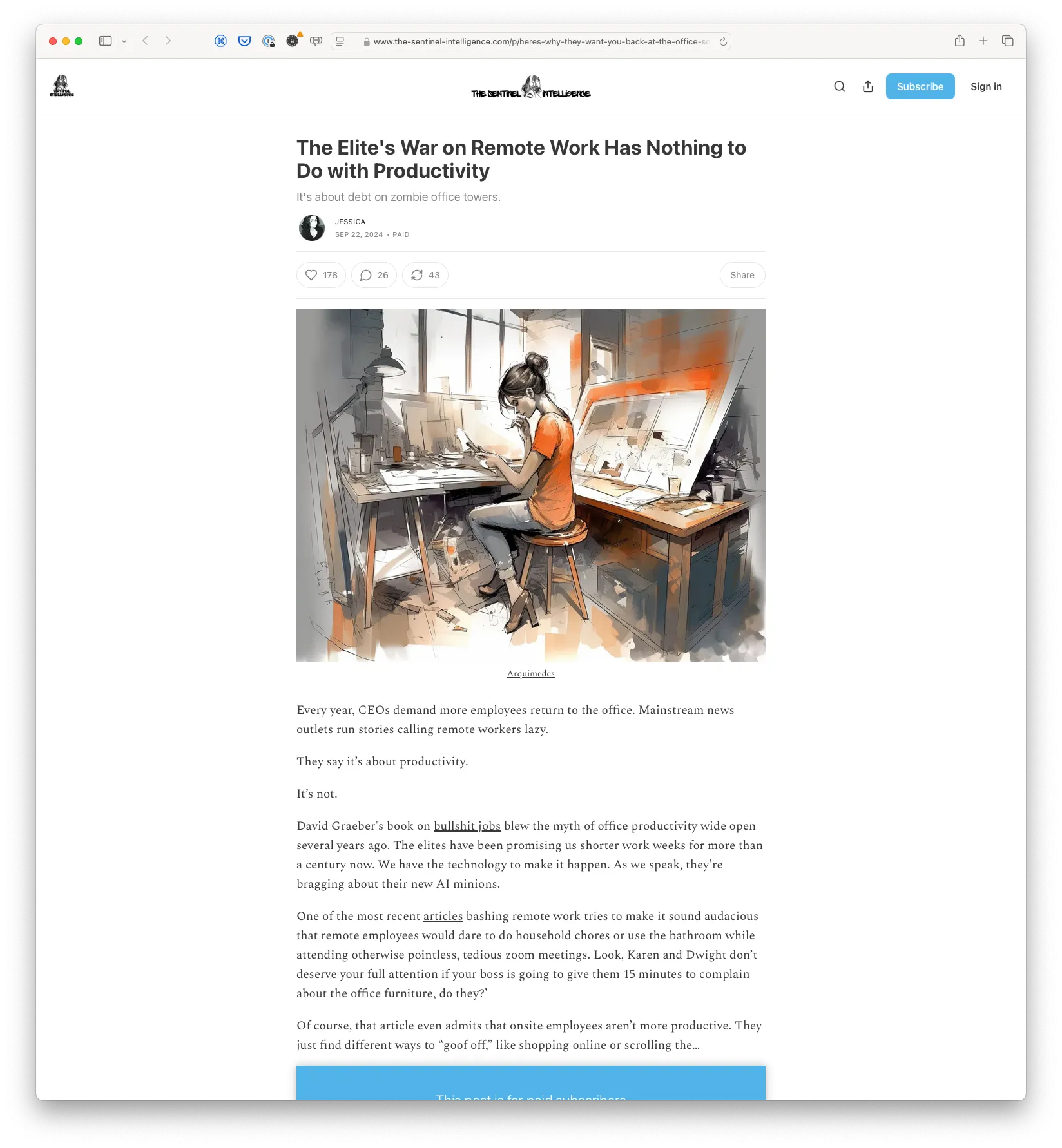 The Elite's War on Remote Work Has Nothing to Do with Productivity