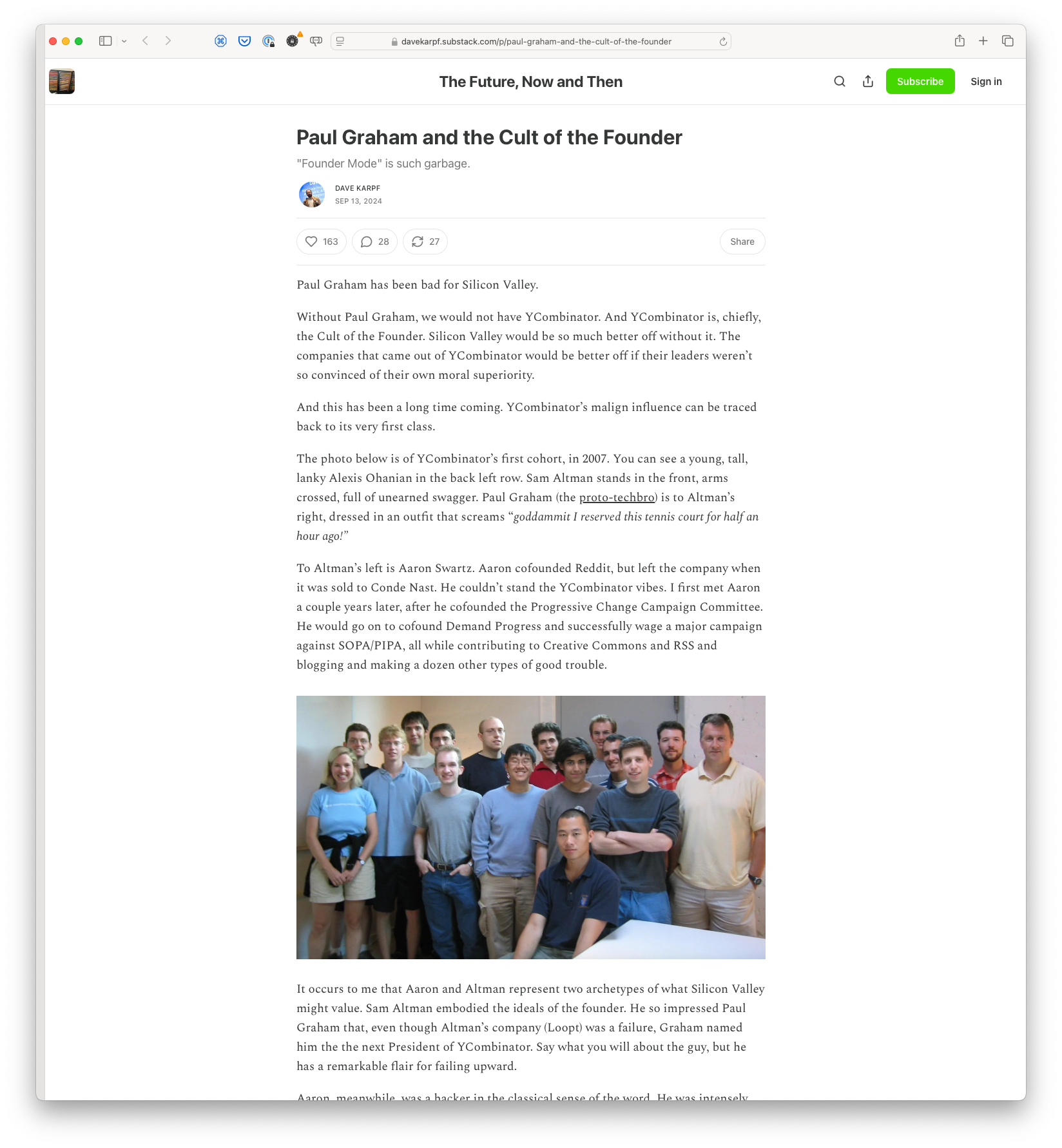 Paul Graham and the Cult of the Founder