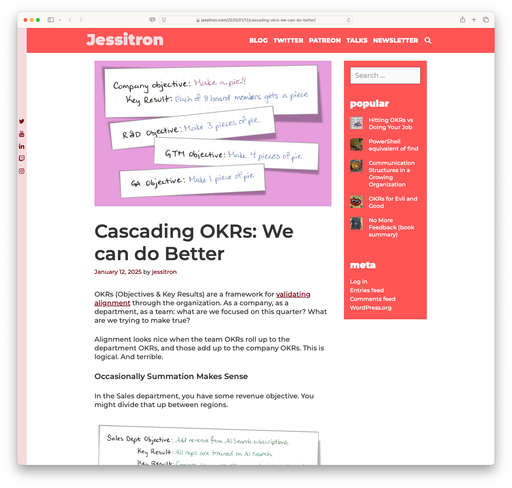 Cascading OKRs: We can do Better