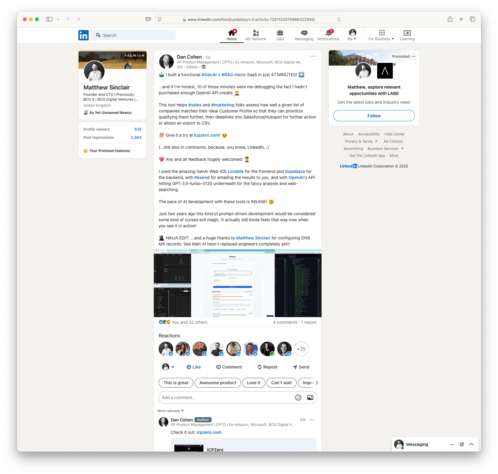 Building a GenAI + RAG Micro-SaaS Efficiently