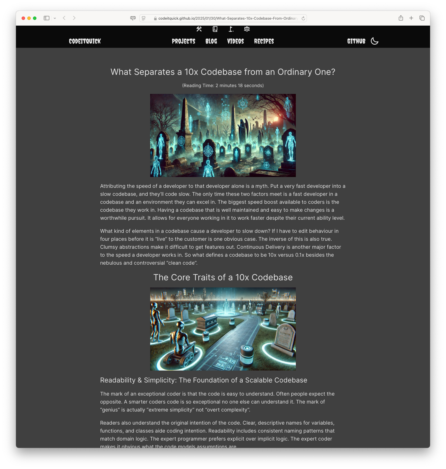 What Separates a 10x Codebase from an Ordinary One?