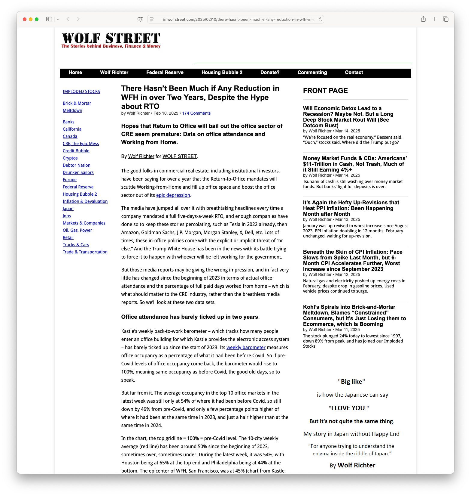 There Hasn’t Been Much if Any Reduction in WFH in over Two Years, Despite the Hype about RTO