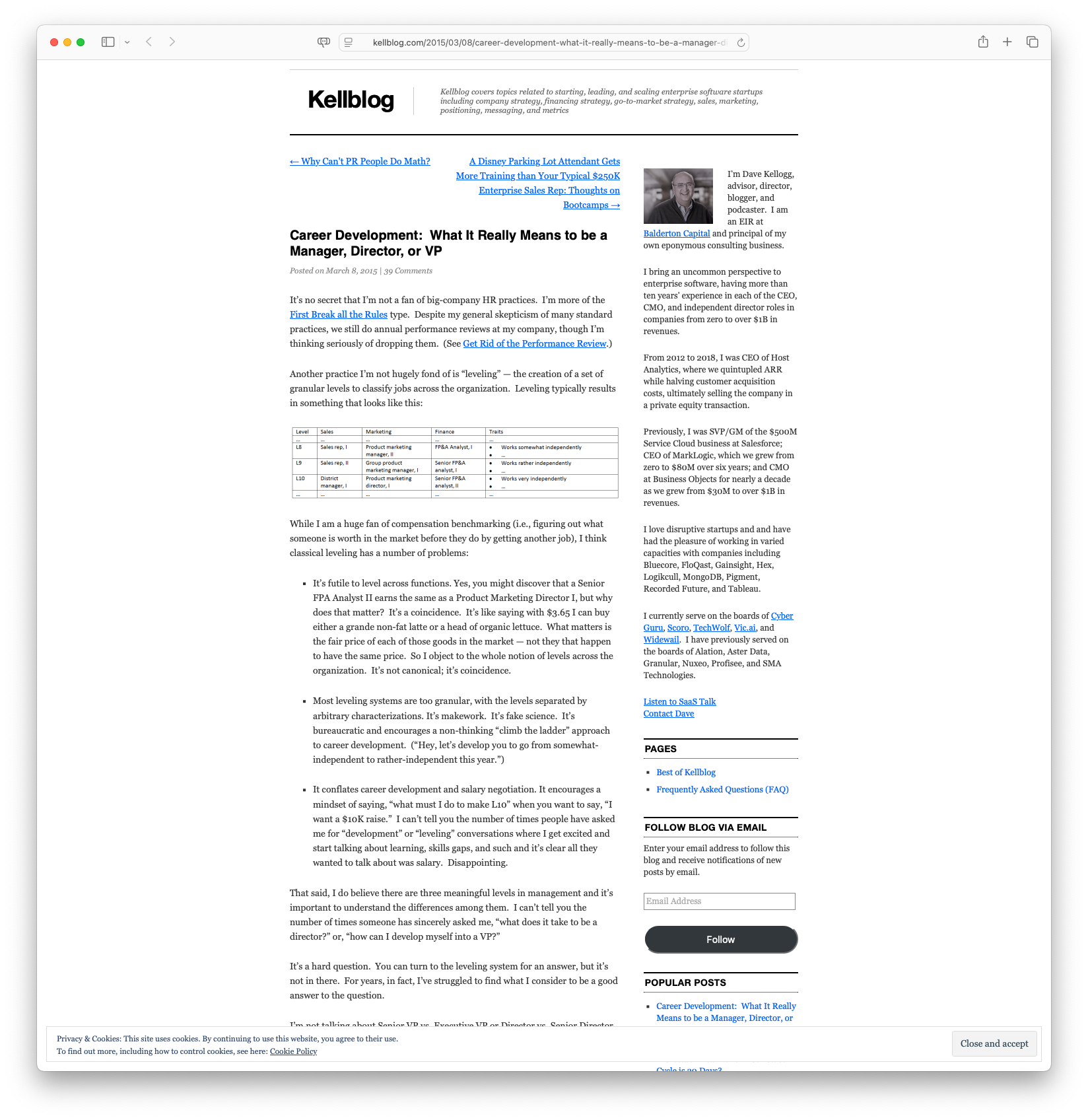 Career Development: What It Really Means to be a Manager, Director, or VP