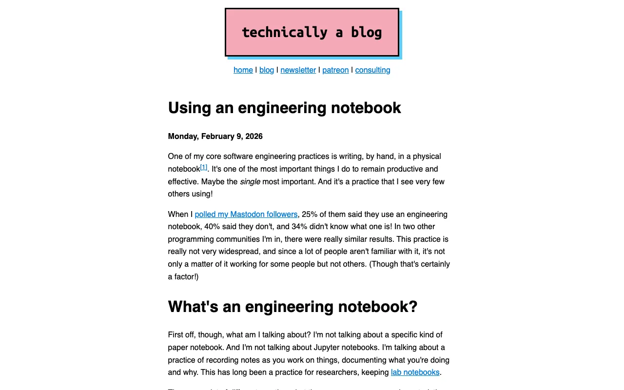 Using an engineering notebook