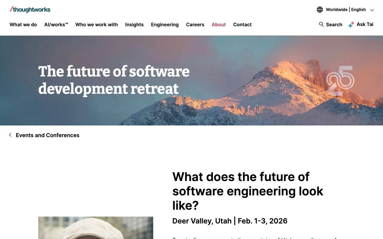 The Future of Software Development Retreat | Deer Valley, Utah, 2026