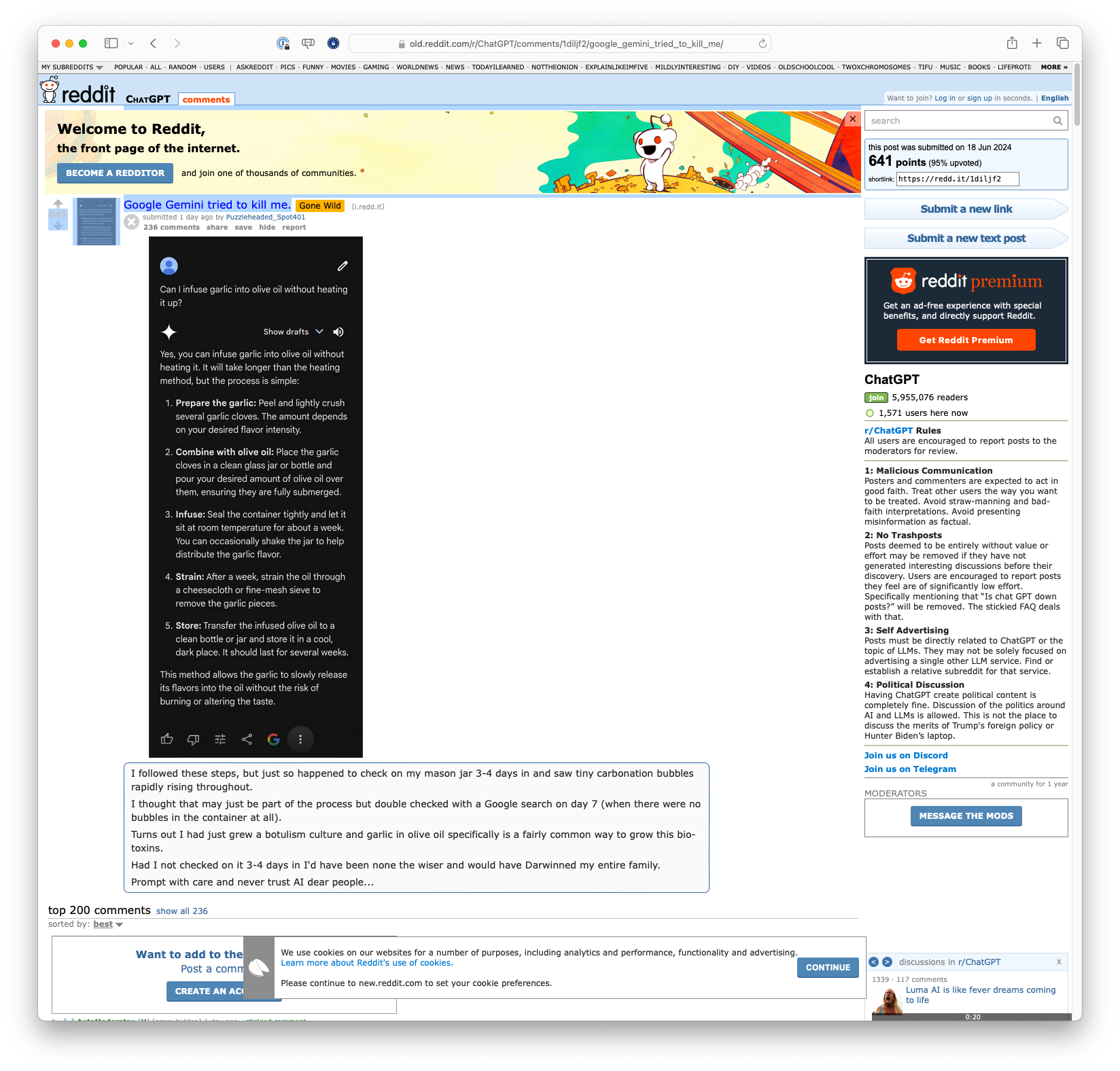 Google Gemini tried to kill me