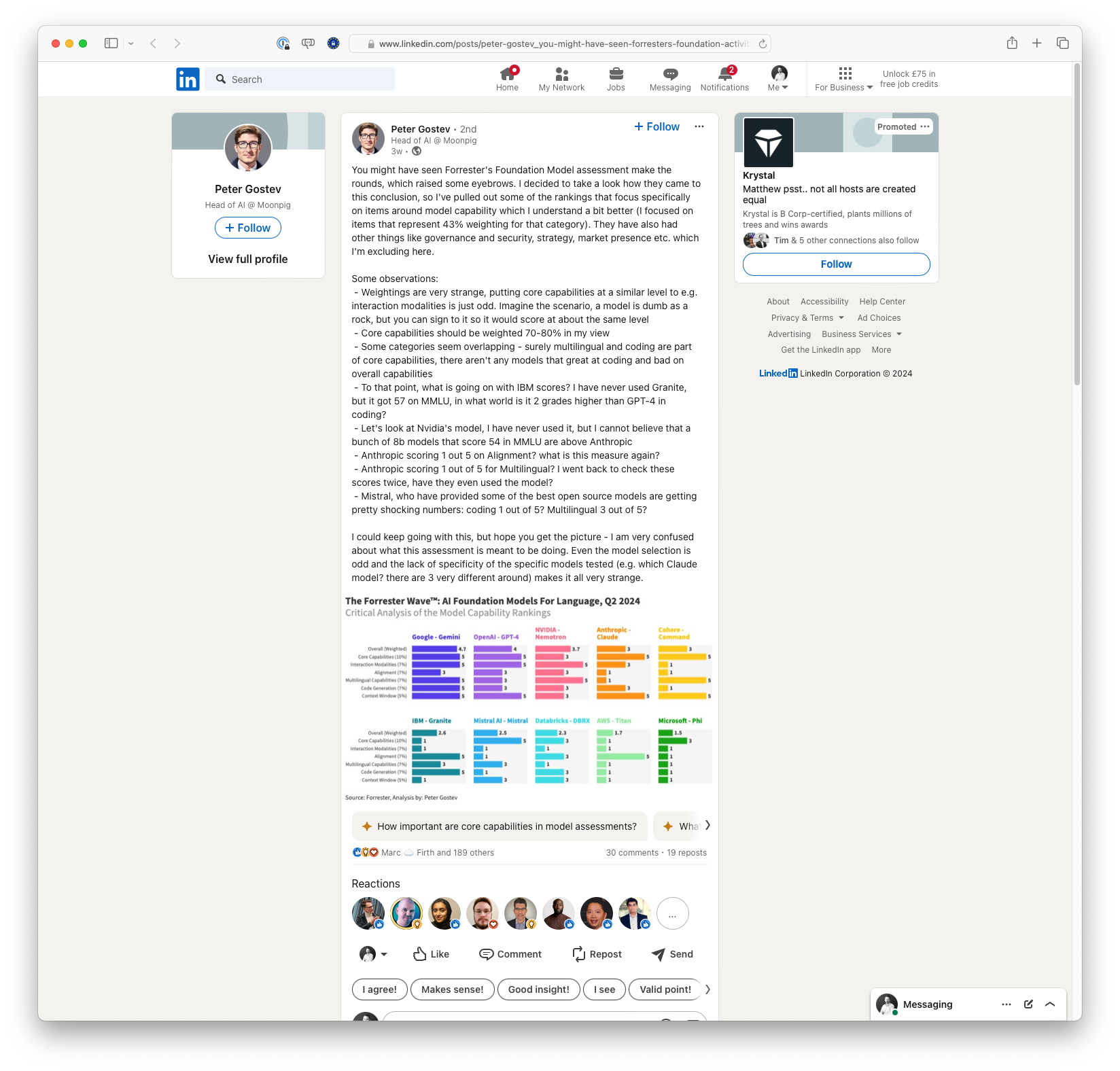 LinkedIn's Cookie Consent Notice