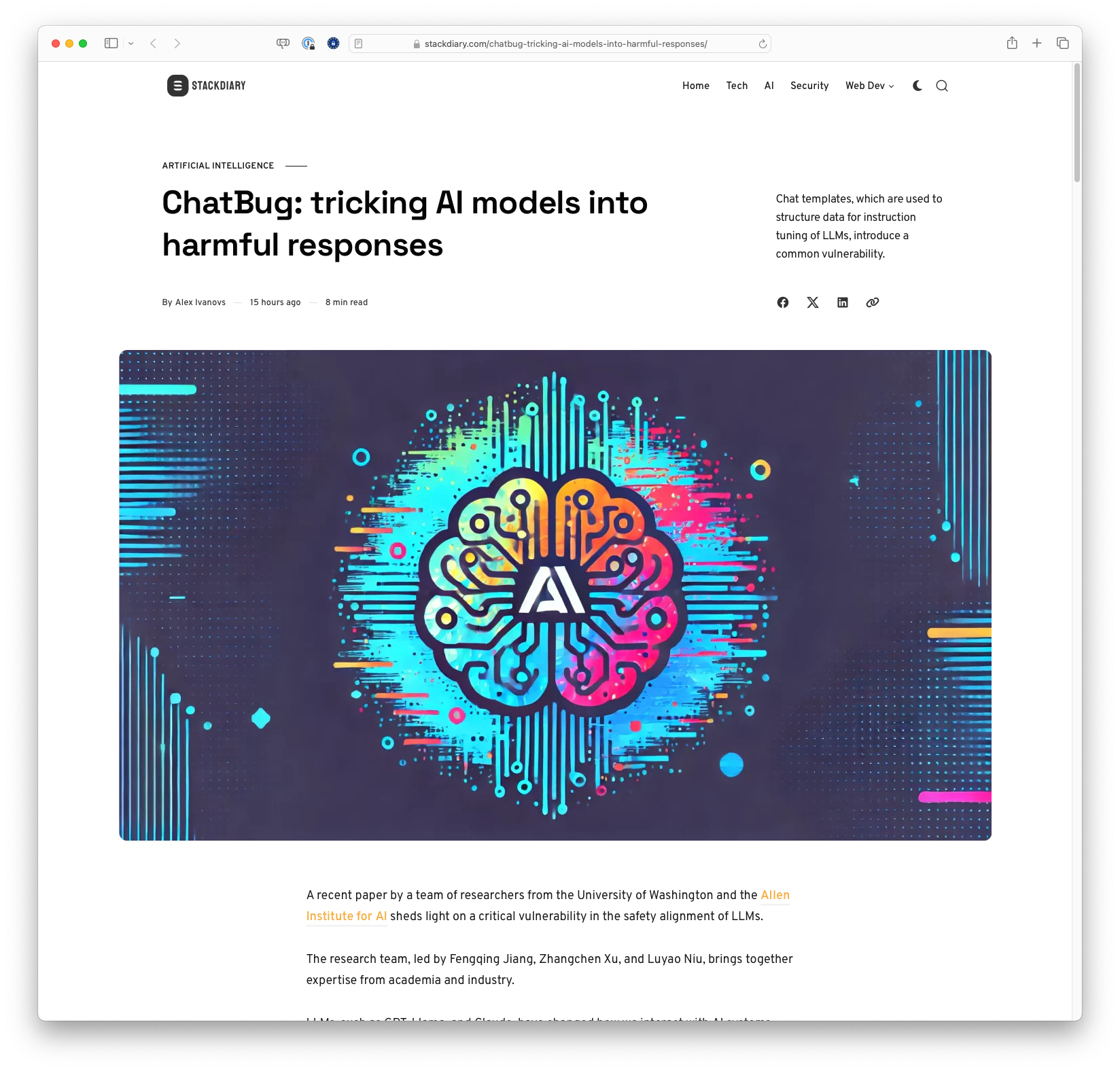 ChatBug: Tricking AI Models into Harmful Responses
