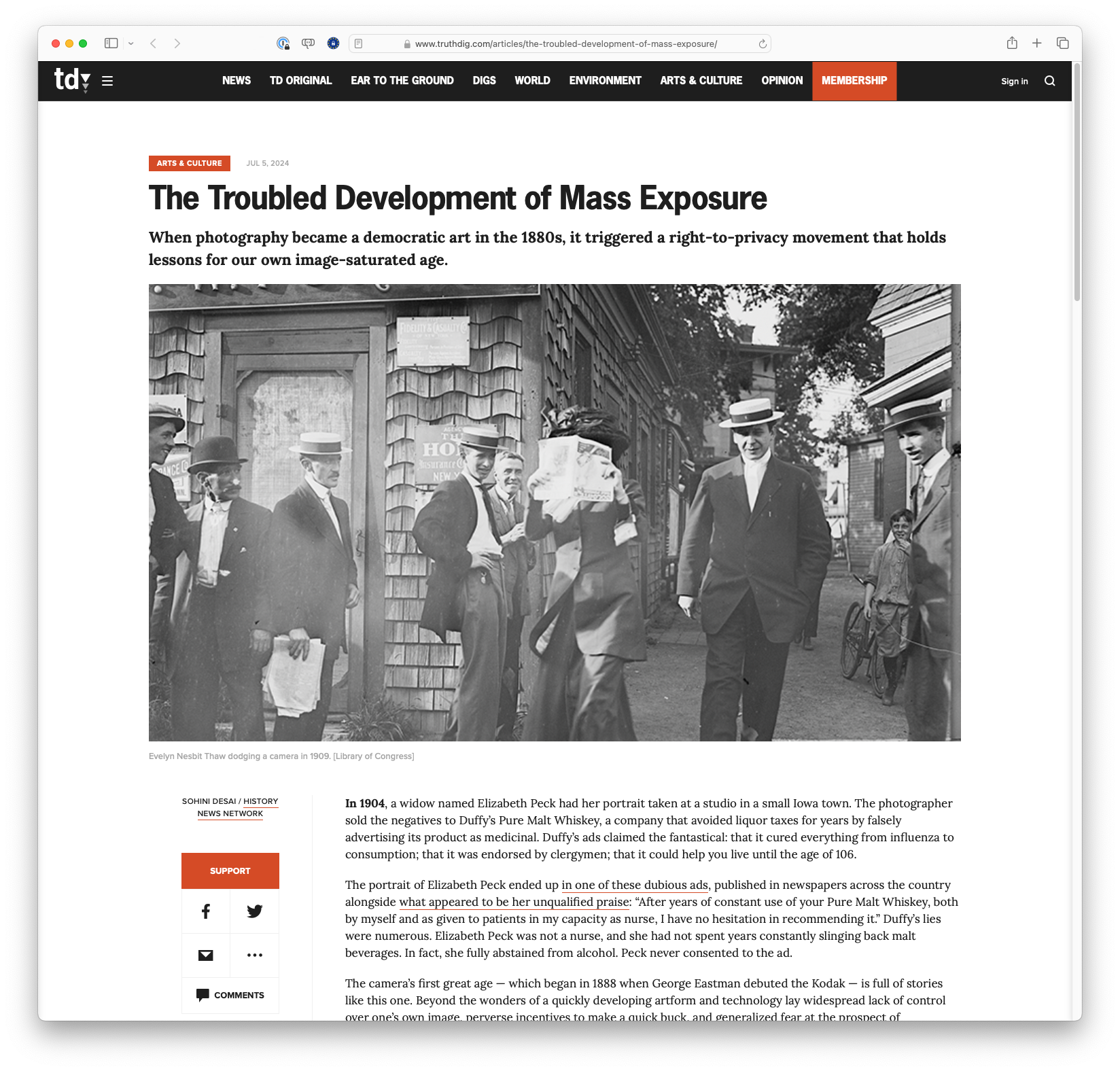 The Troubled Development of Mass Exposure