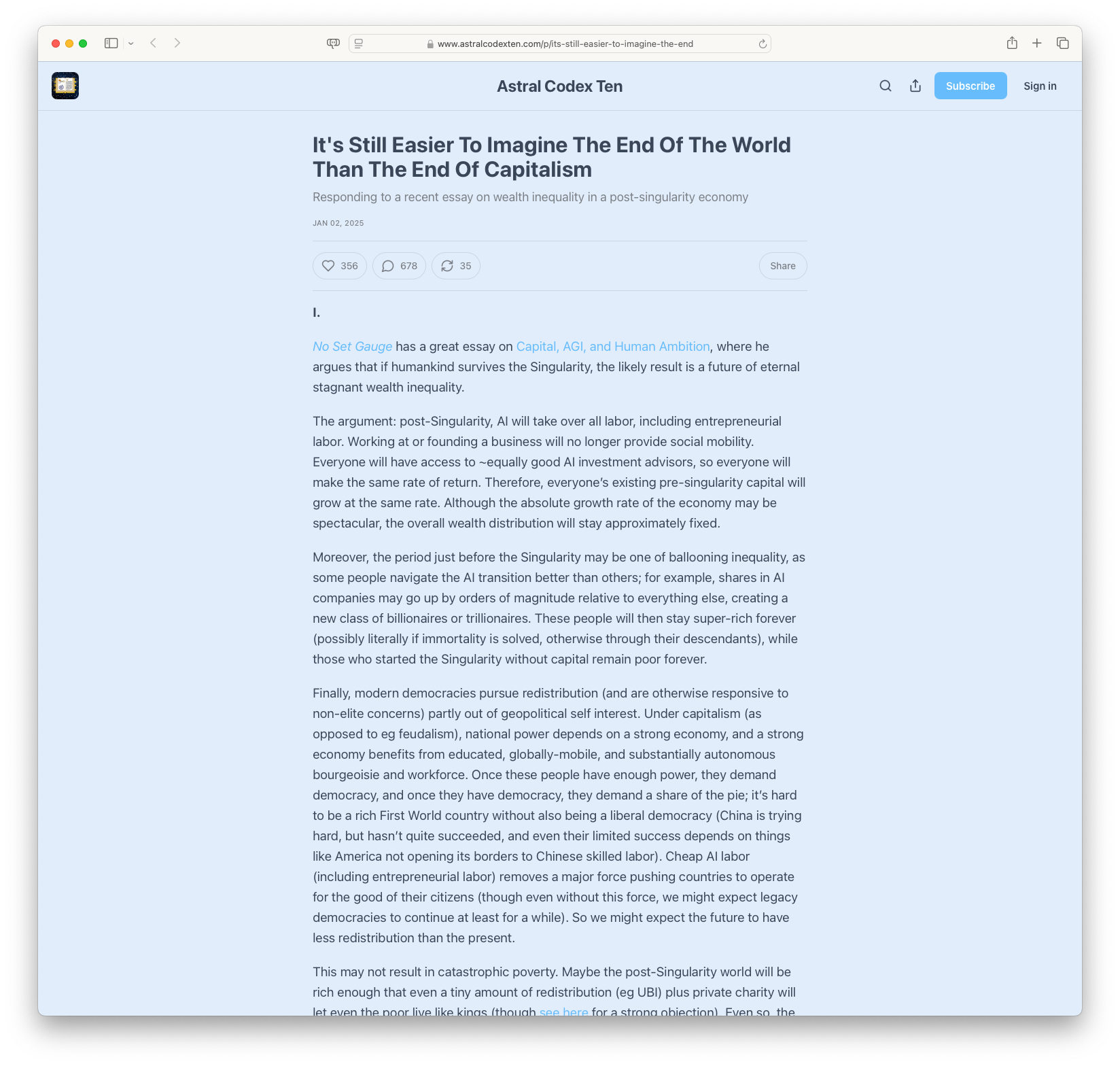 It's Still Easier To Imagine The End Of The World Than The End Of Capitalism