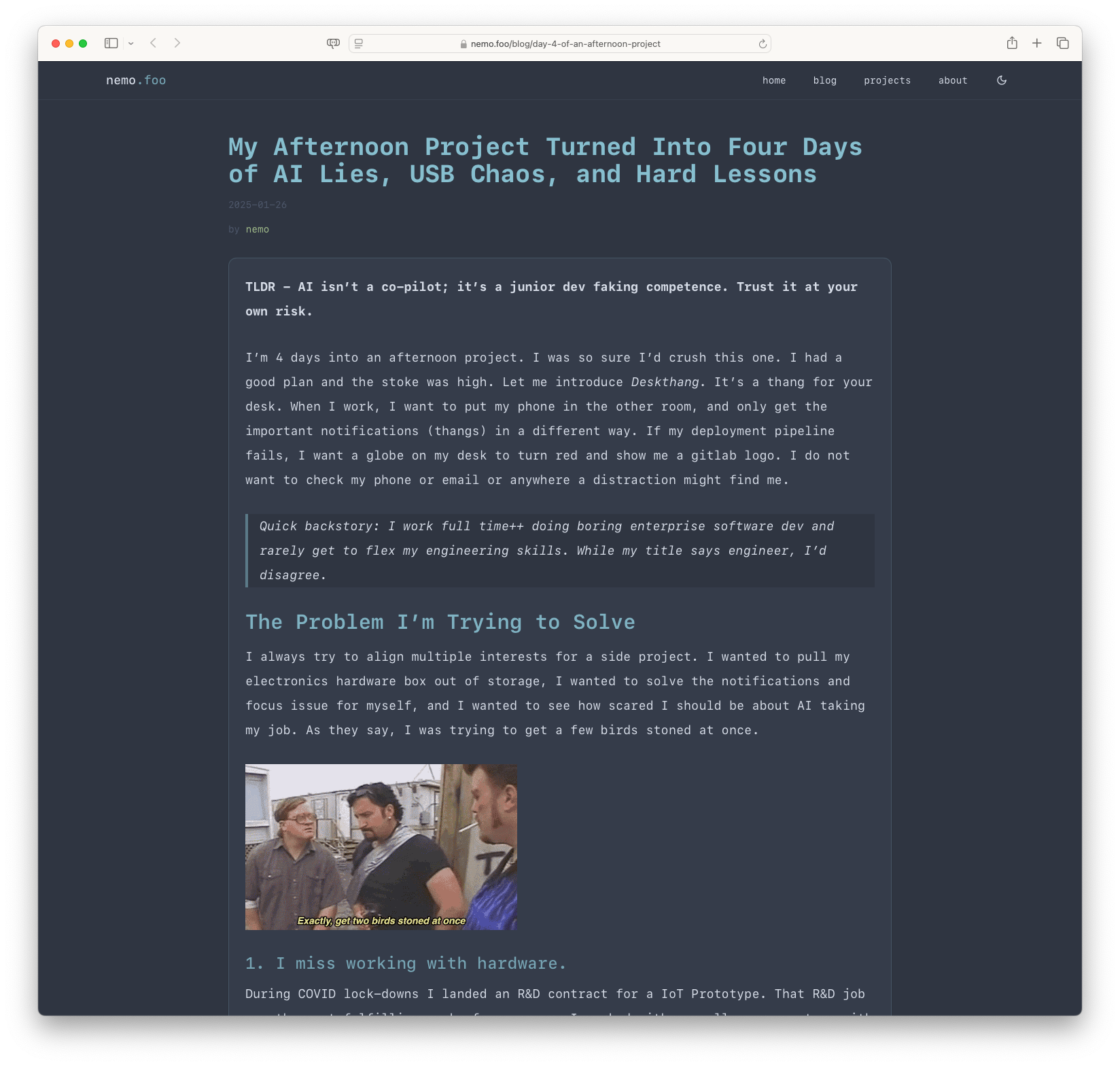 My Afternoon Project Turned Into Four Days of AI Lies, USB Chaos, and Hard Lessons