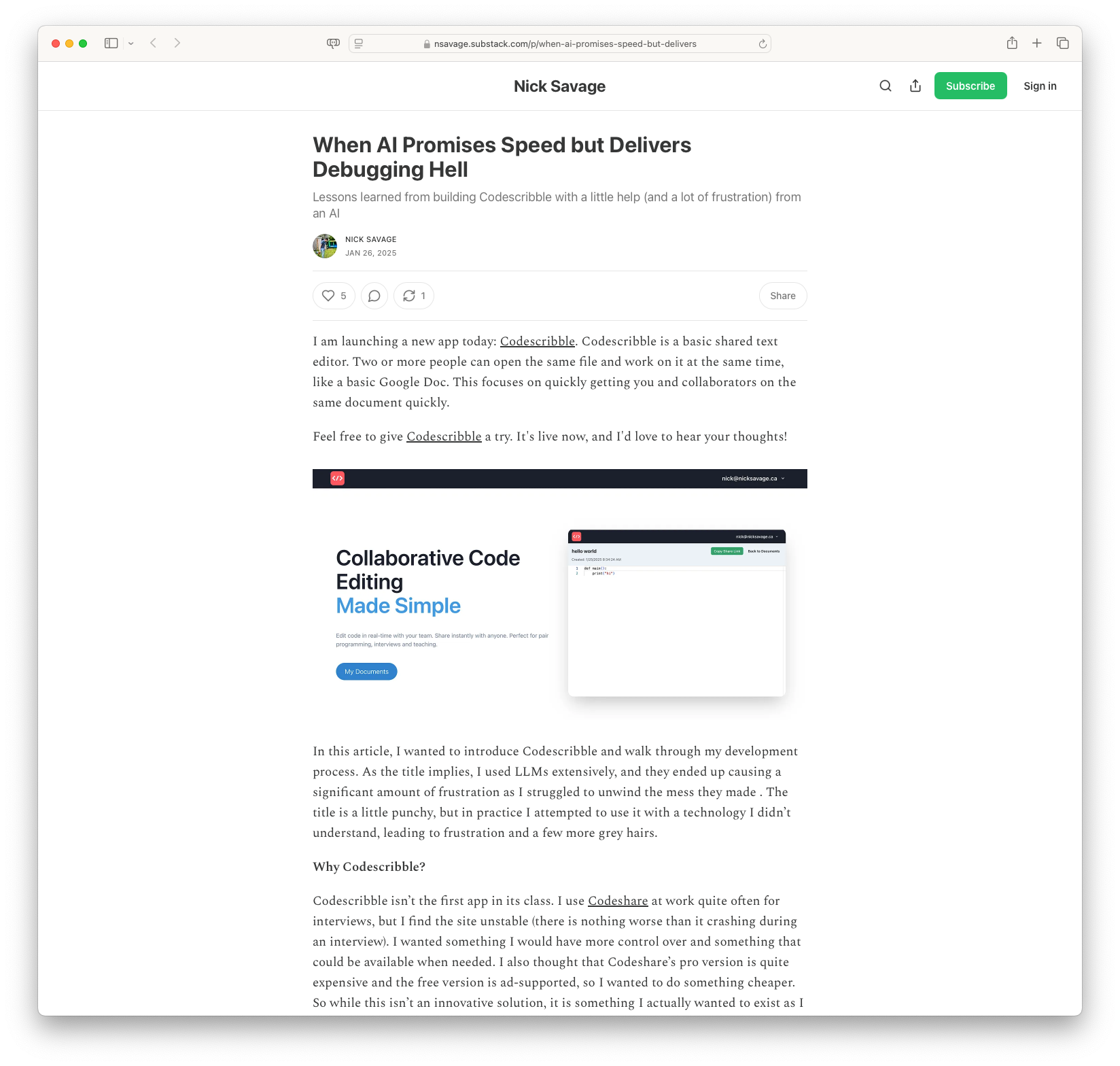 When AI Promises Speed but Delivers Debugging Hell