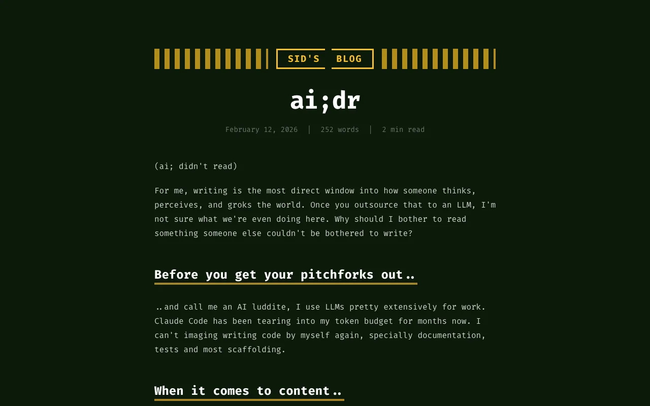 ai;dr