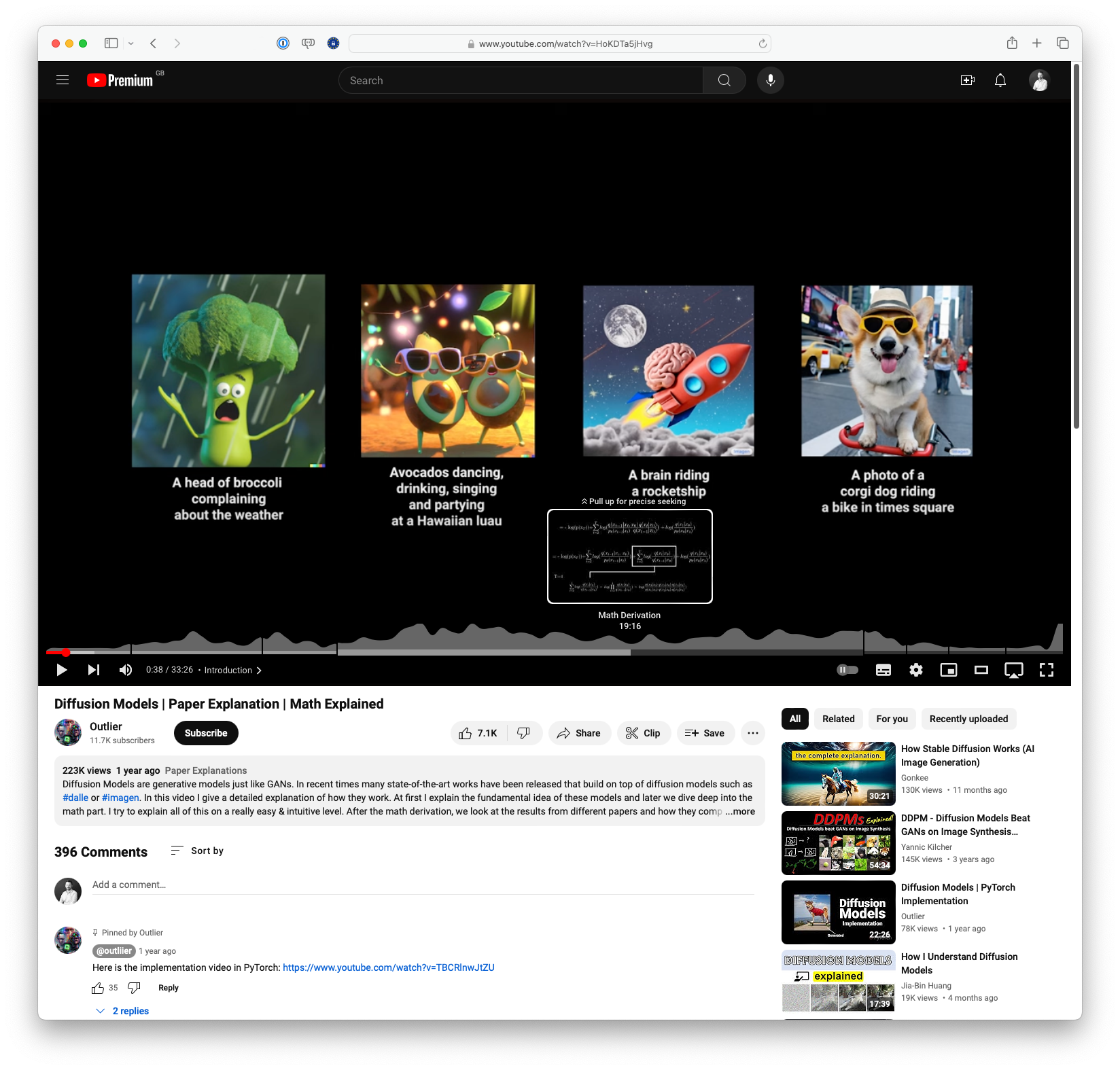 Diffusion Models | Paper Explanation | Math Explained (youtube.com)