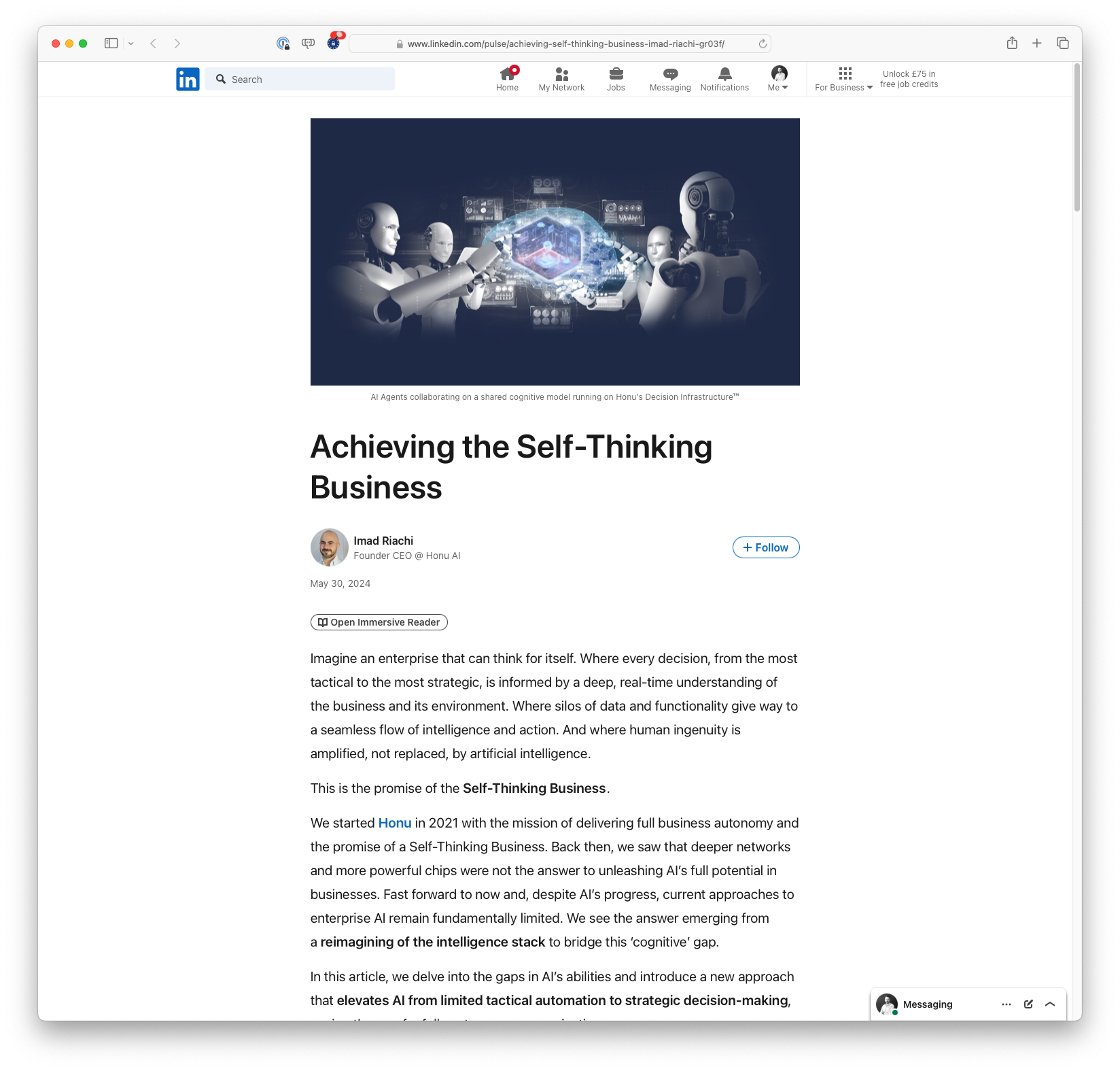 Achieving the Self-Thinking Business (linkedin.com)