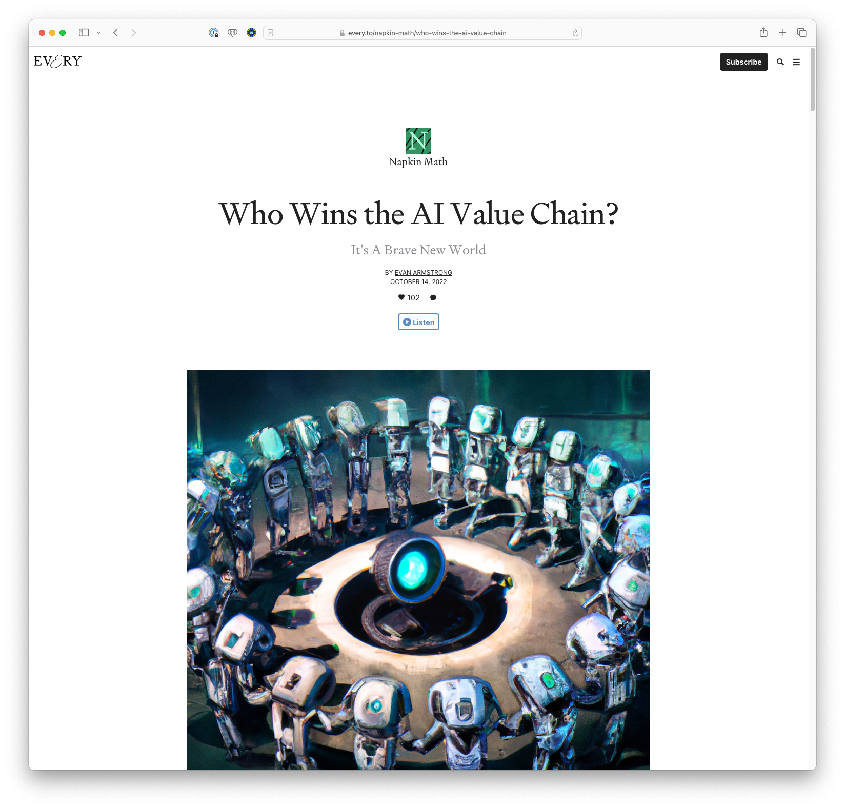 Who Wins the AI Value Chain?