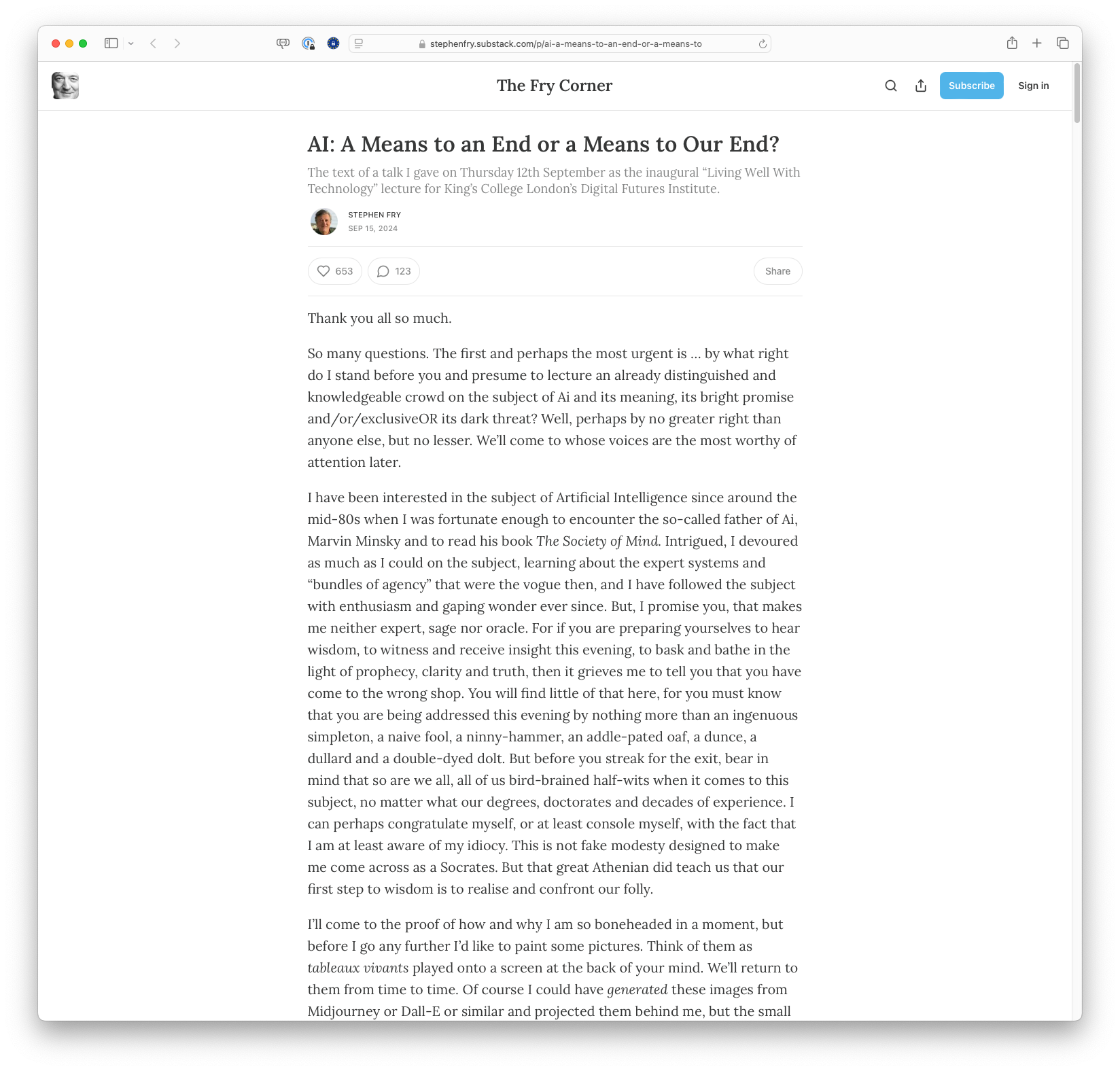 AI and the Technological Richter Scale
