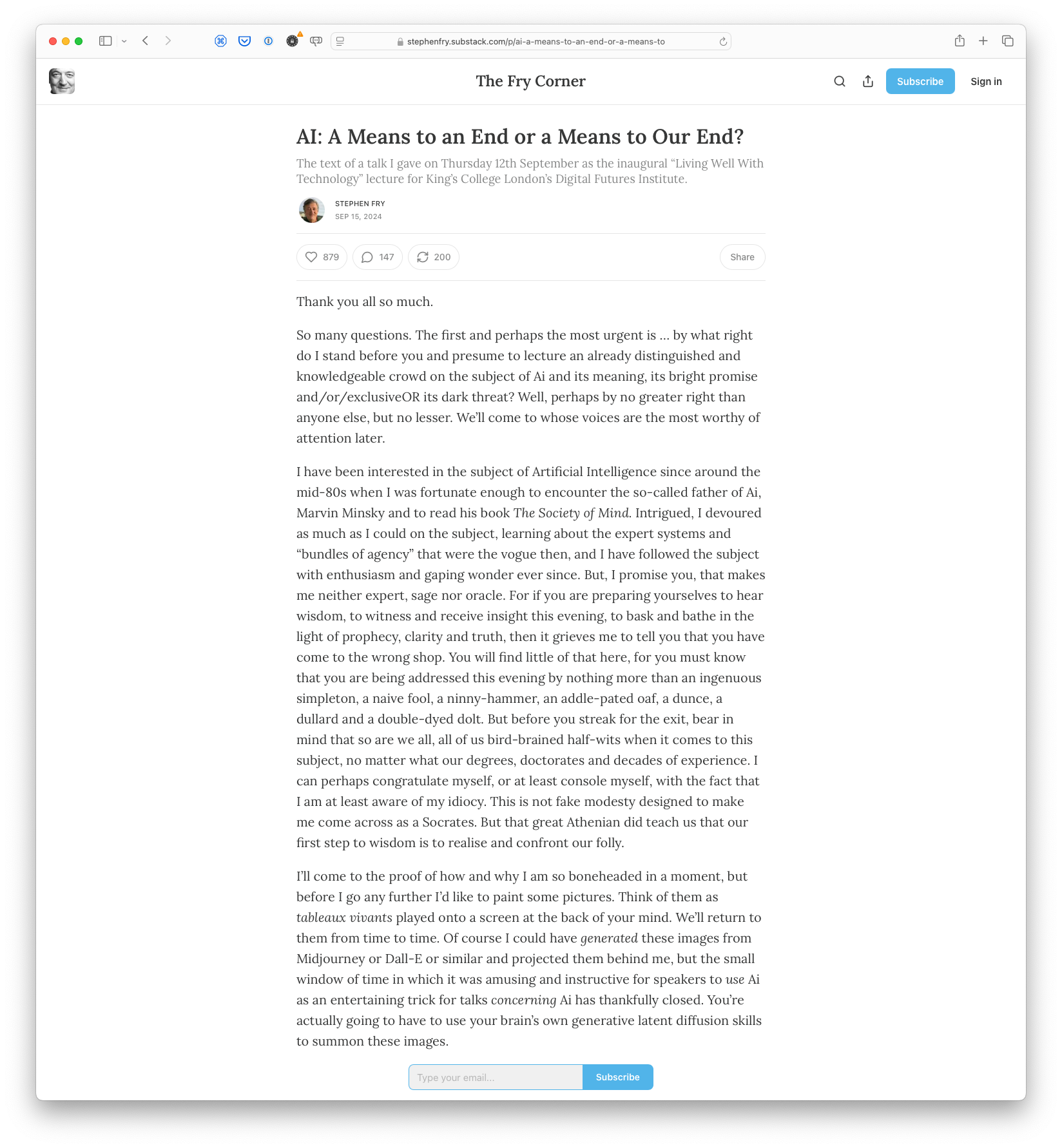 Yuval Noah Harari on whether democracy and AI can coexist