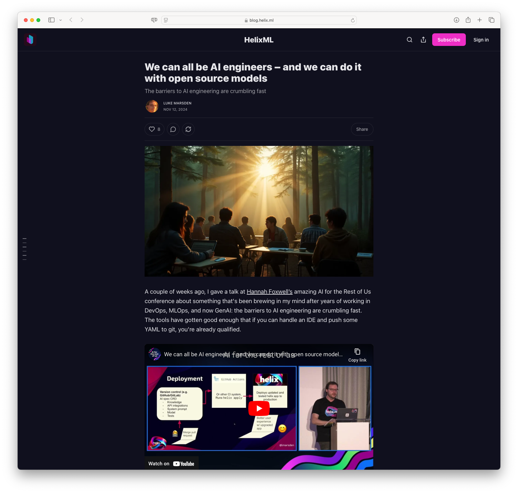We can all be AI engineers – and we can do it with open source models